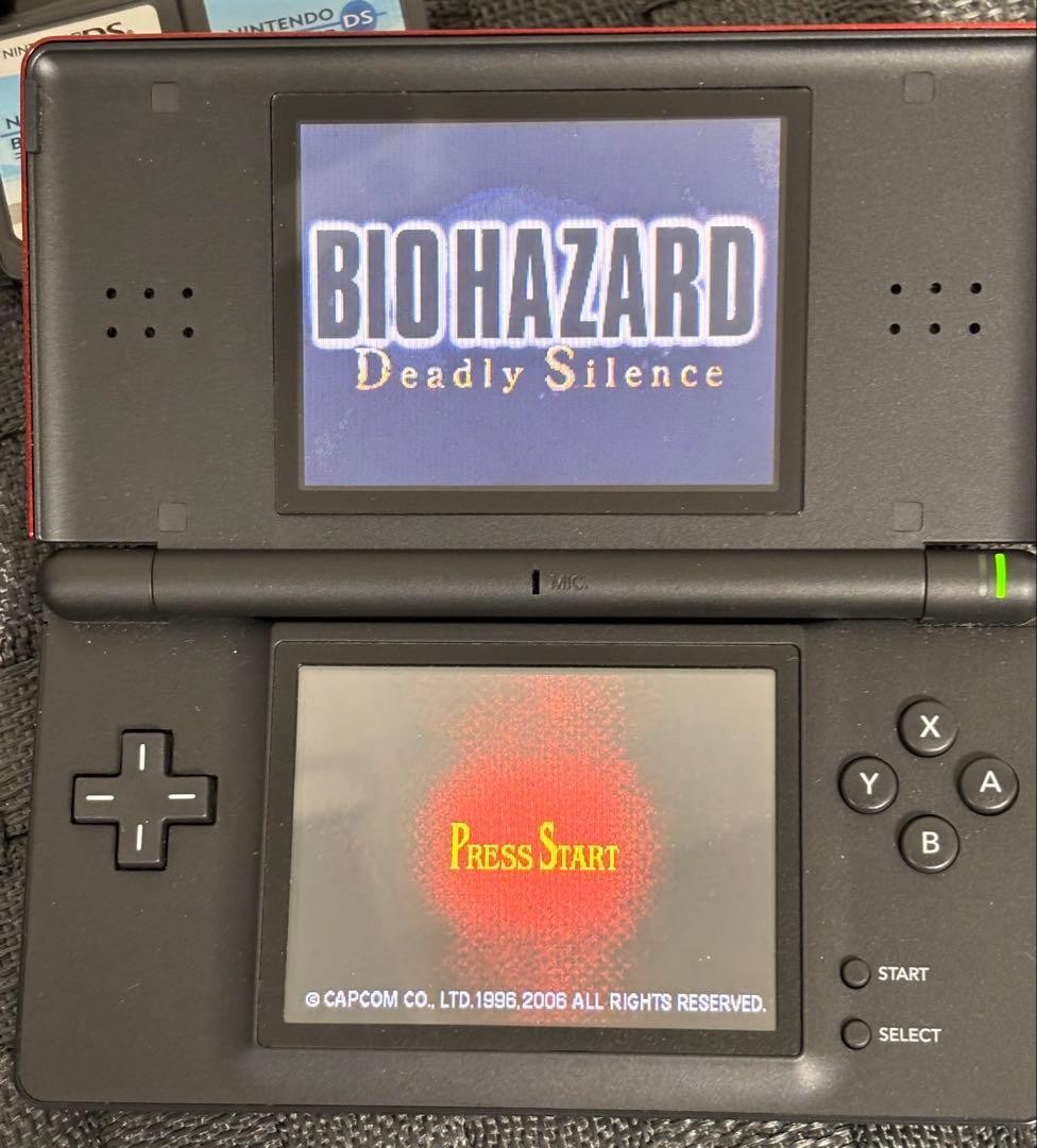 Excellent Condition DS Lite Crimson Red Limited Pouch 9 Games No Box or Manual
