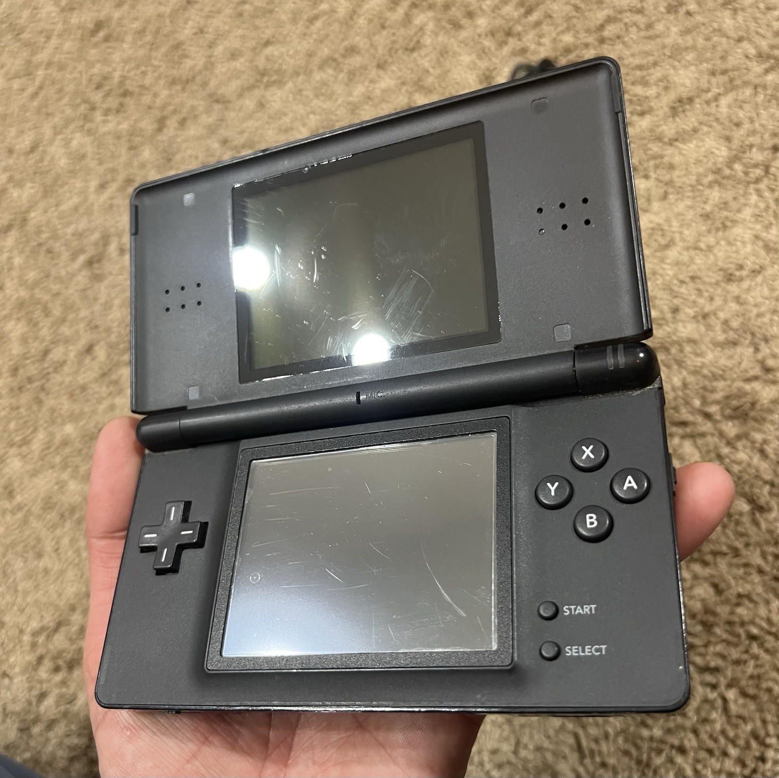 Nintendo DS Lite Bundle With 3 Games Super Mario Advance 1, 2, & 3