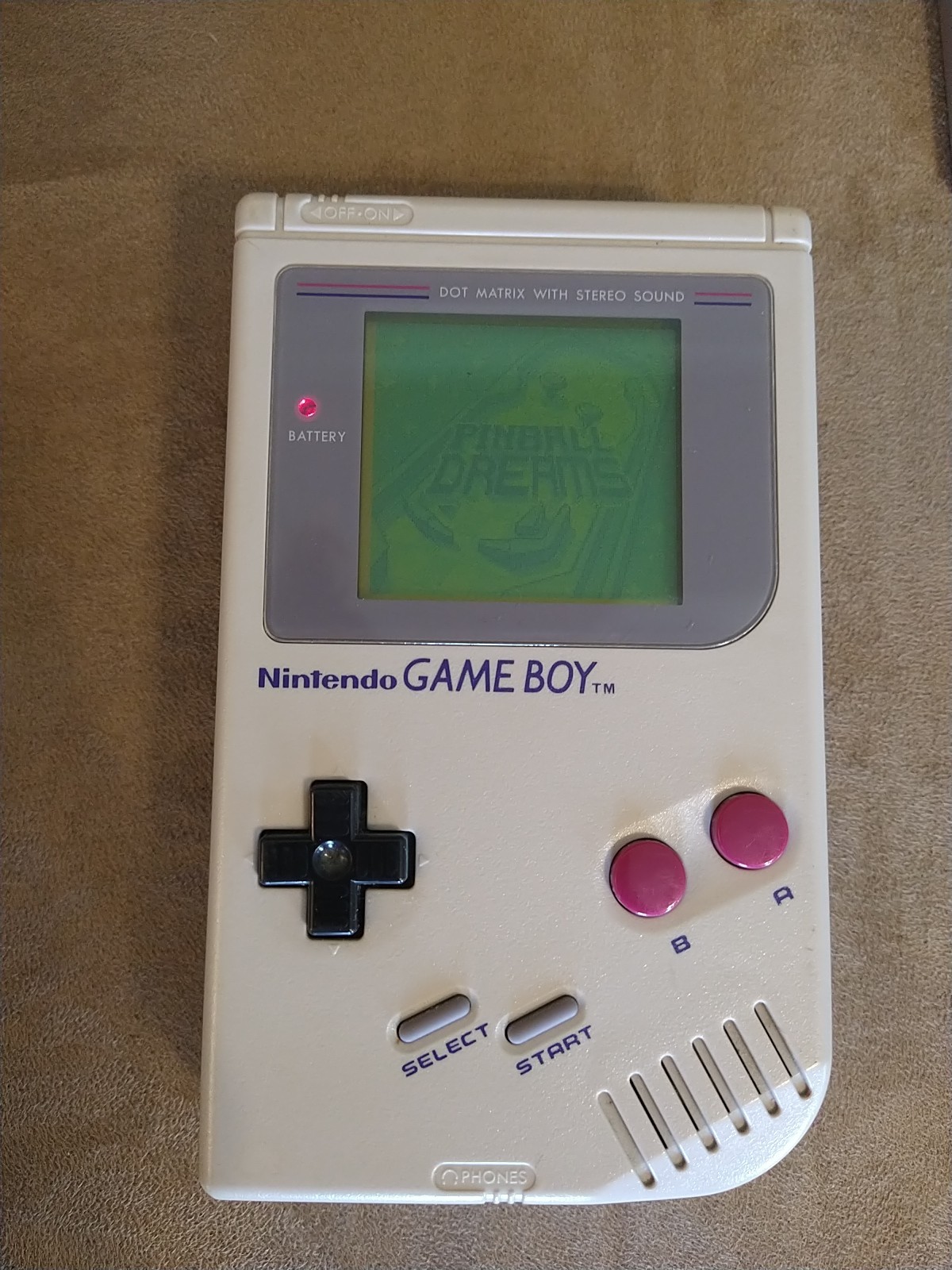 Original Nintendo Game Boy – Handheld System – Gray- Includes 3 Original games