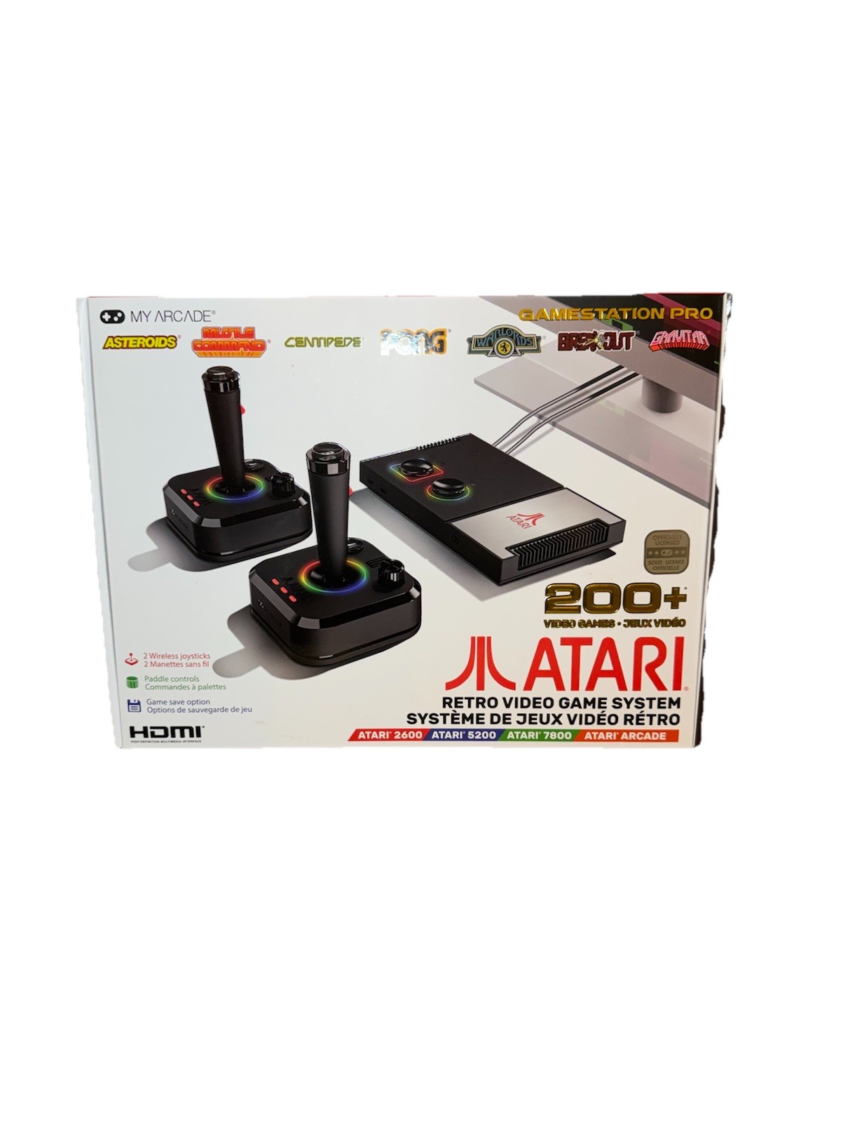 My Arcade Atari GameStation Pro Plug N Play Video Game Console, 200+ Games