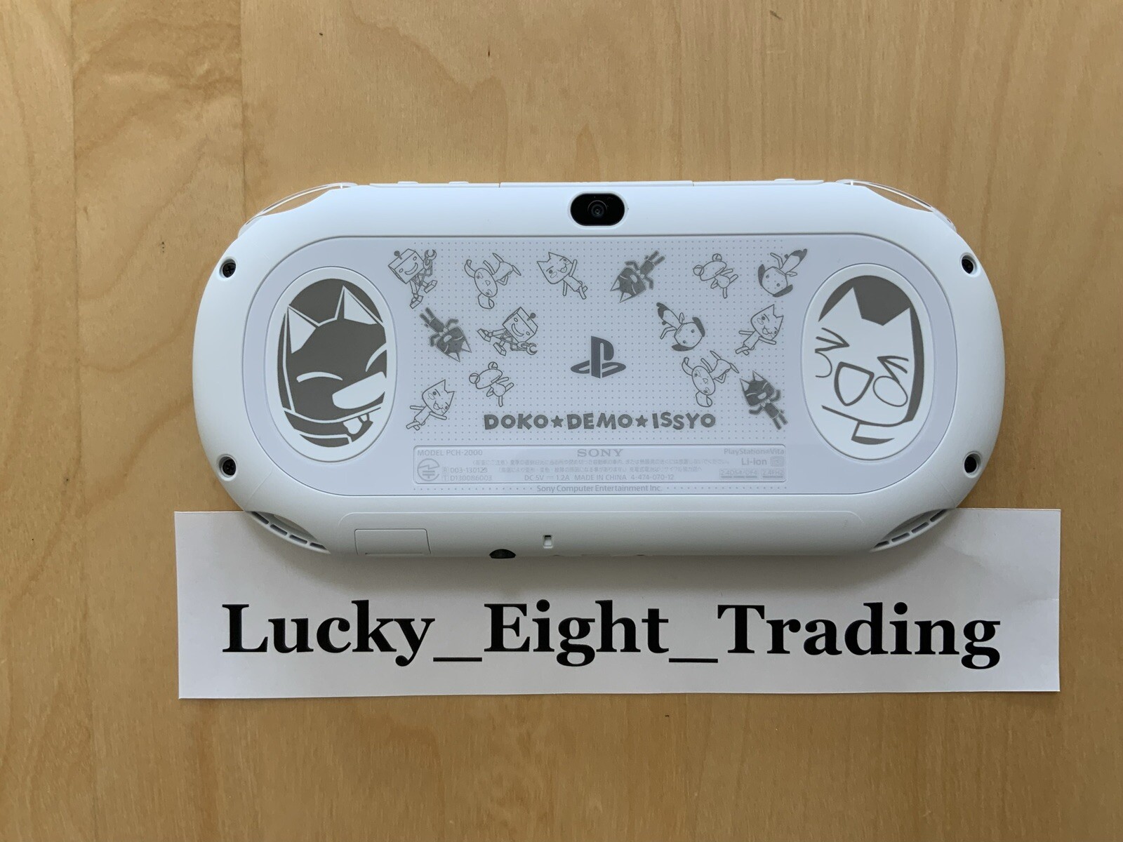 PS Vita Doko Demo Issyo White PCH 2000 ZA12 Di Console Box Toro [H]