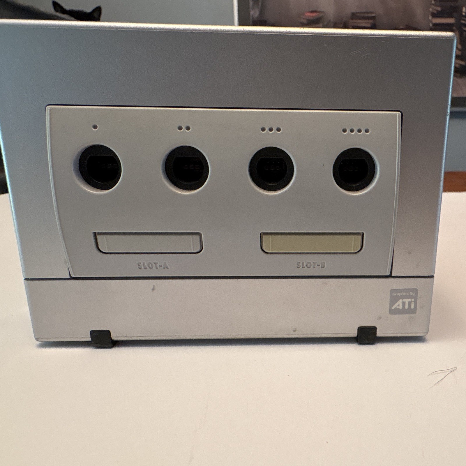 Nintendo GameCube DOL-001 Silver NTSC-U/C Memory Card Slots, AV & Power