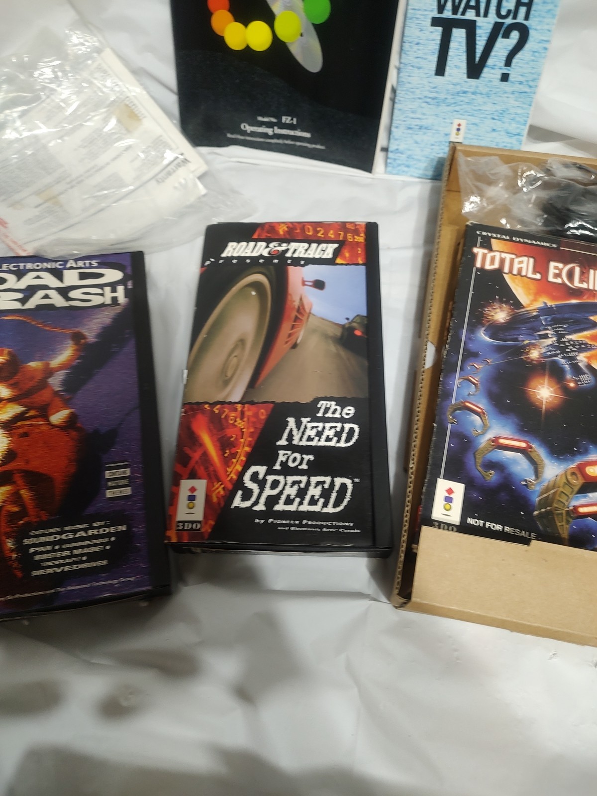 Panasonic 3DO REAL FZ-1 Console System: OEM Controller, Box, Inserts + Bonus