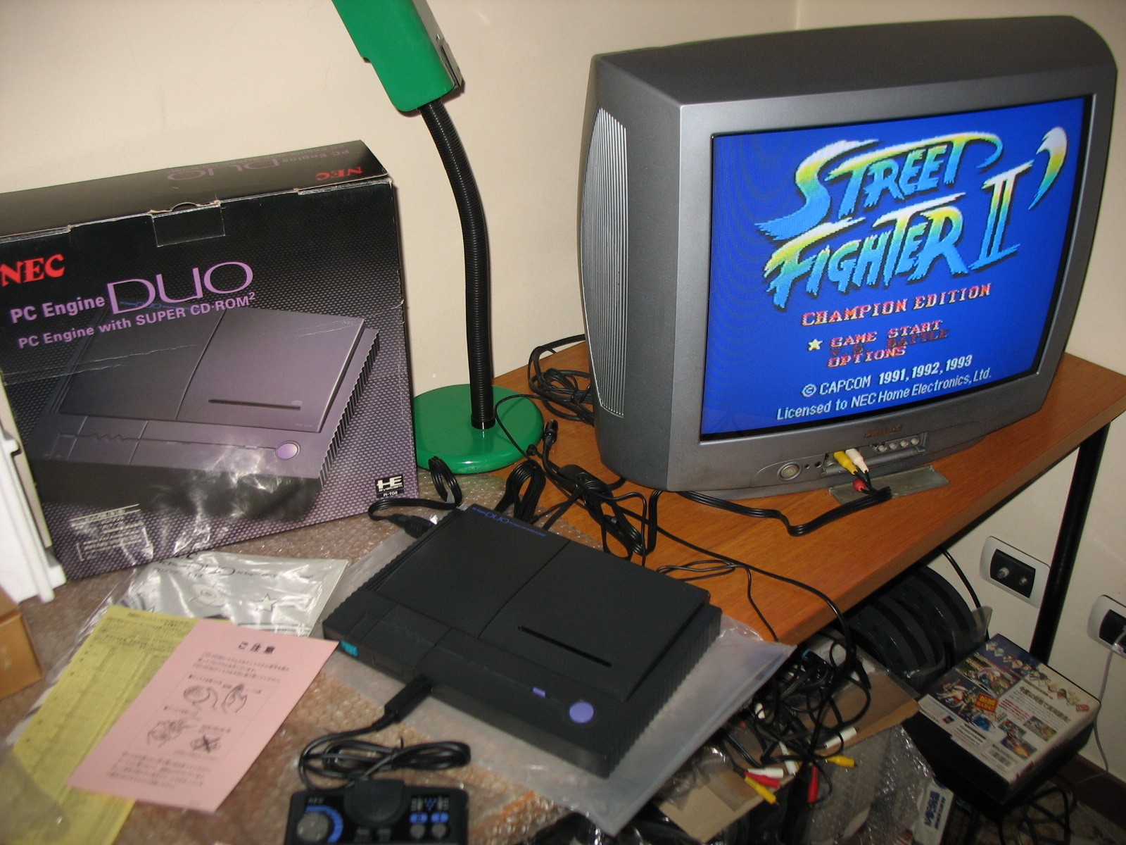 (CD NOT WORKING) BOXED NEC PC ENGINE DUO SUPER CD ROM CONSOLE JAP IMPORT!