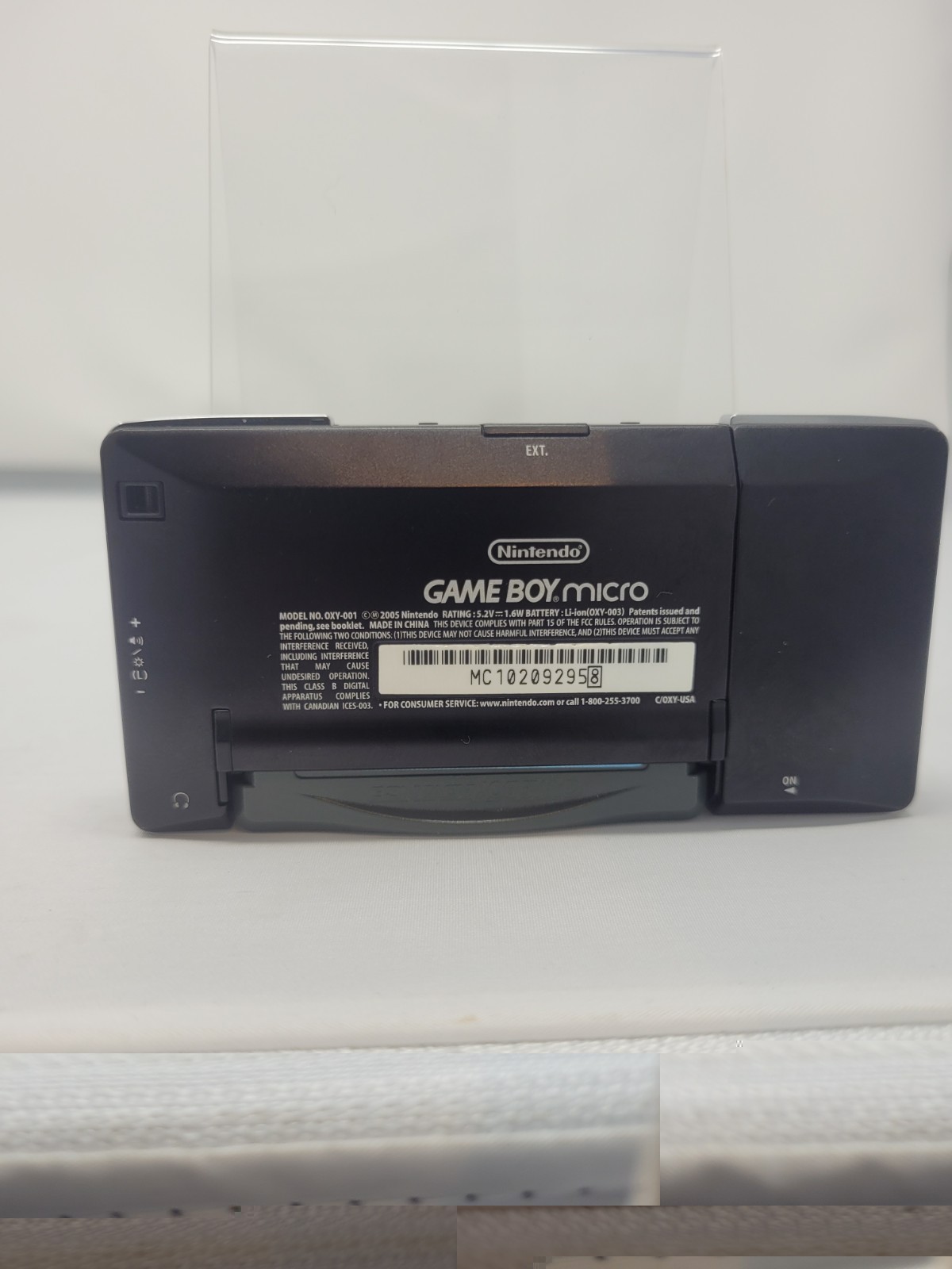Nintendo Game Boy Micro Silver Console Tested Working some scuffs scratches