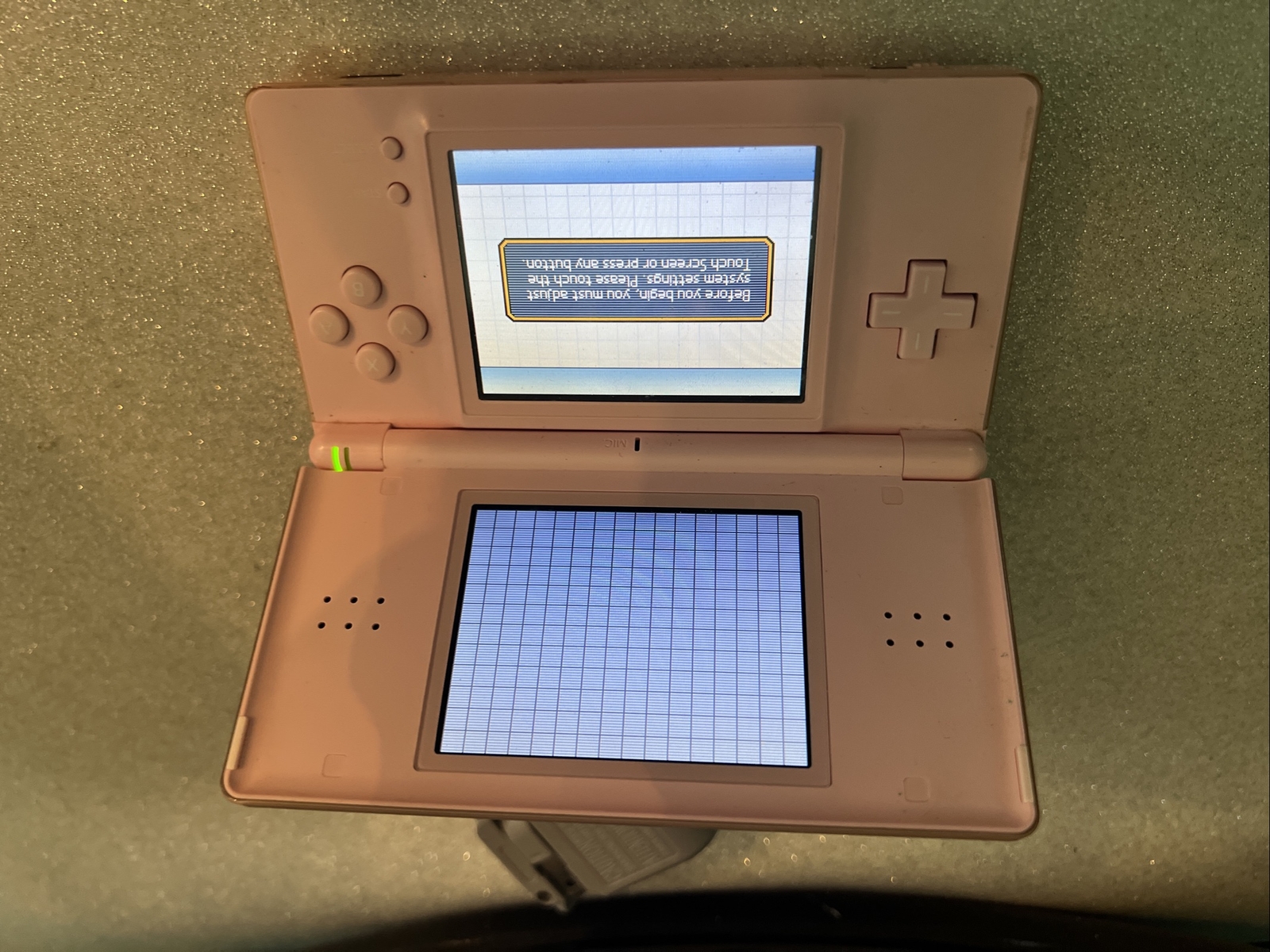Nintendo DS Lite Nintendogs Best Friend Bundle Metallic Rose Handheld System