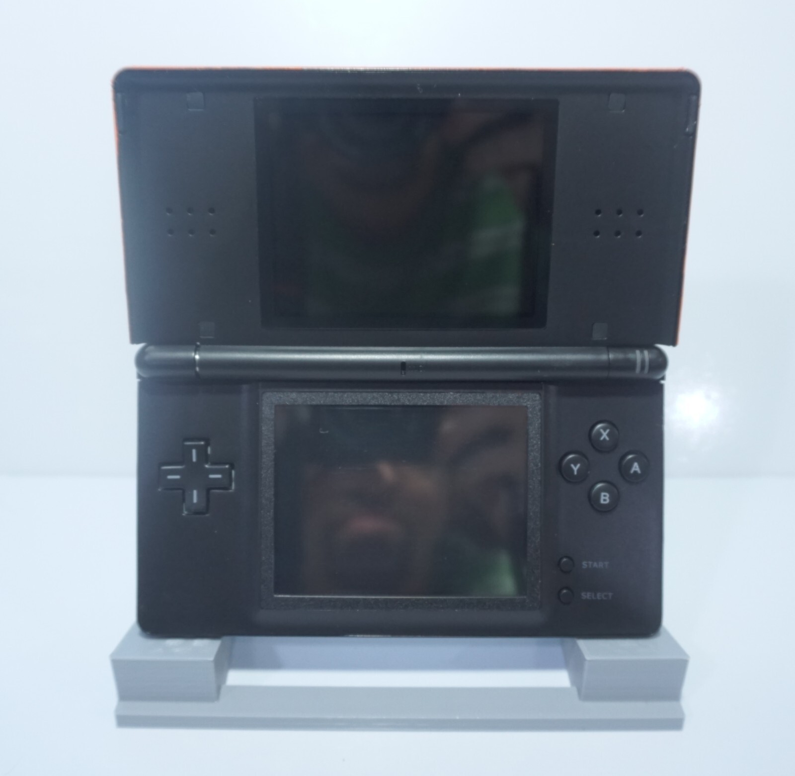 Nintendo DS Lite Carbon Fiber Orange and Black Handheld System with Charger