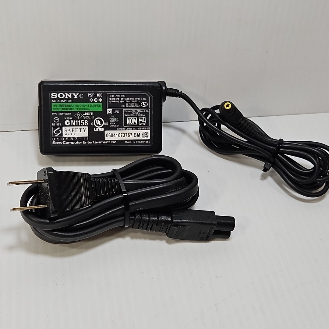 Sony PSP-100 Charger 5V AC Adapter For Sony PSP 1001 2001 3001 Genuine OEM