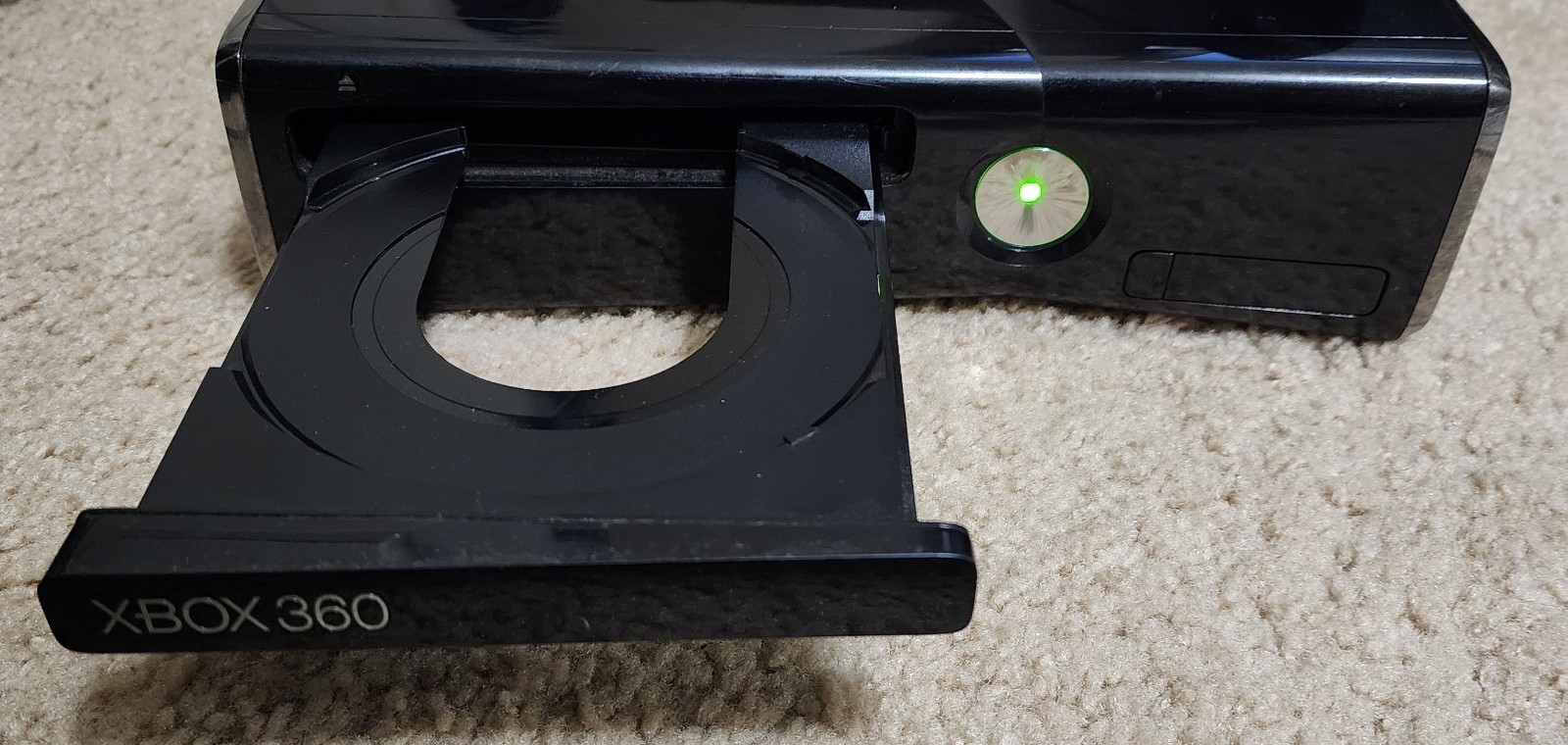 Microsoft Xbox 360 S 250GB Console – Black Model #1439 – Tested & Working