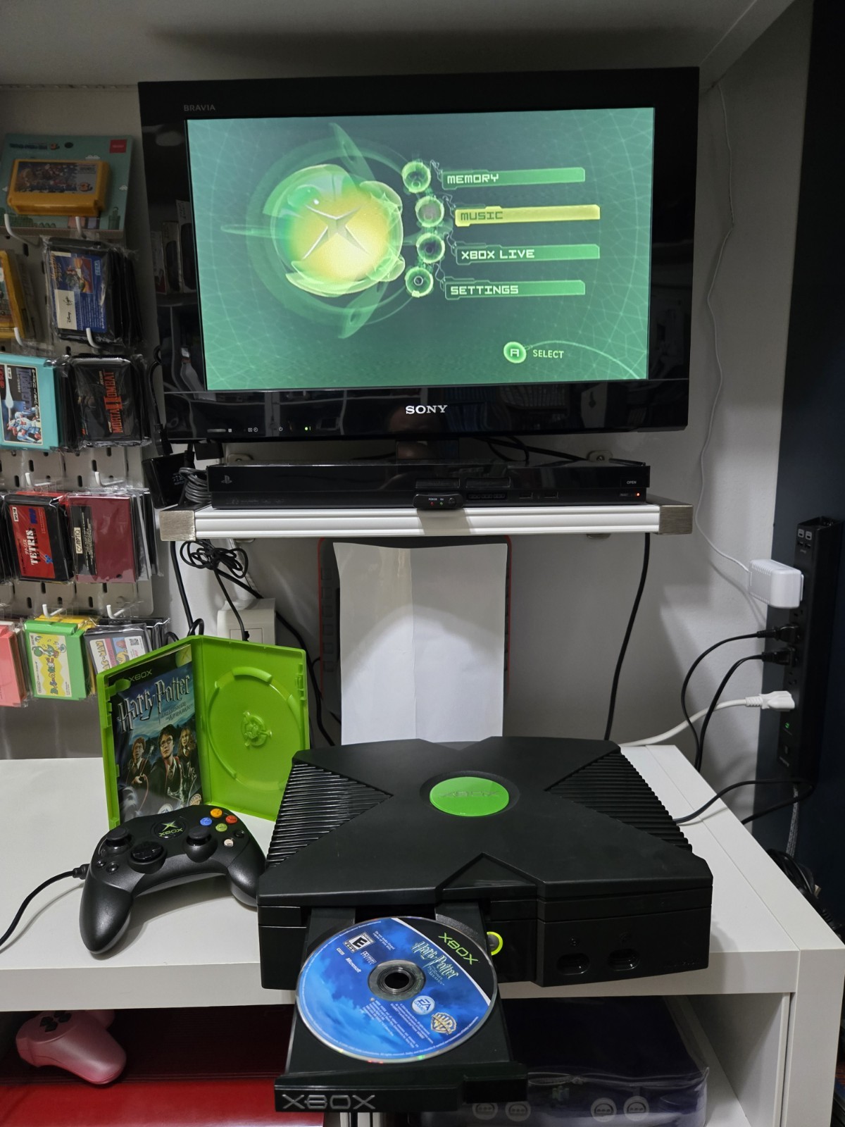 Microsoft Xbox OMG console Completely Cleaned with 1 Game and 1 Controller.