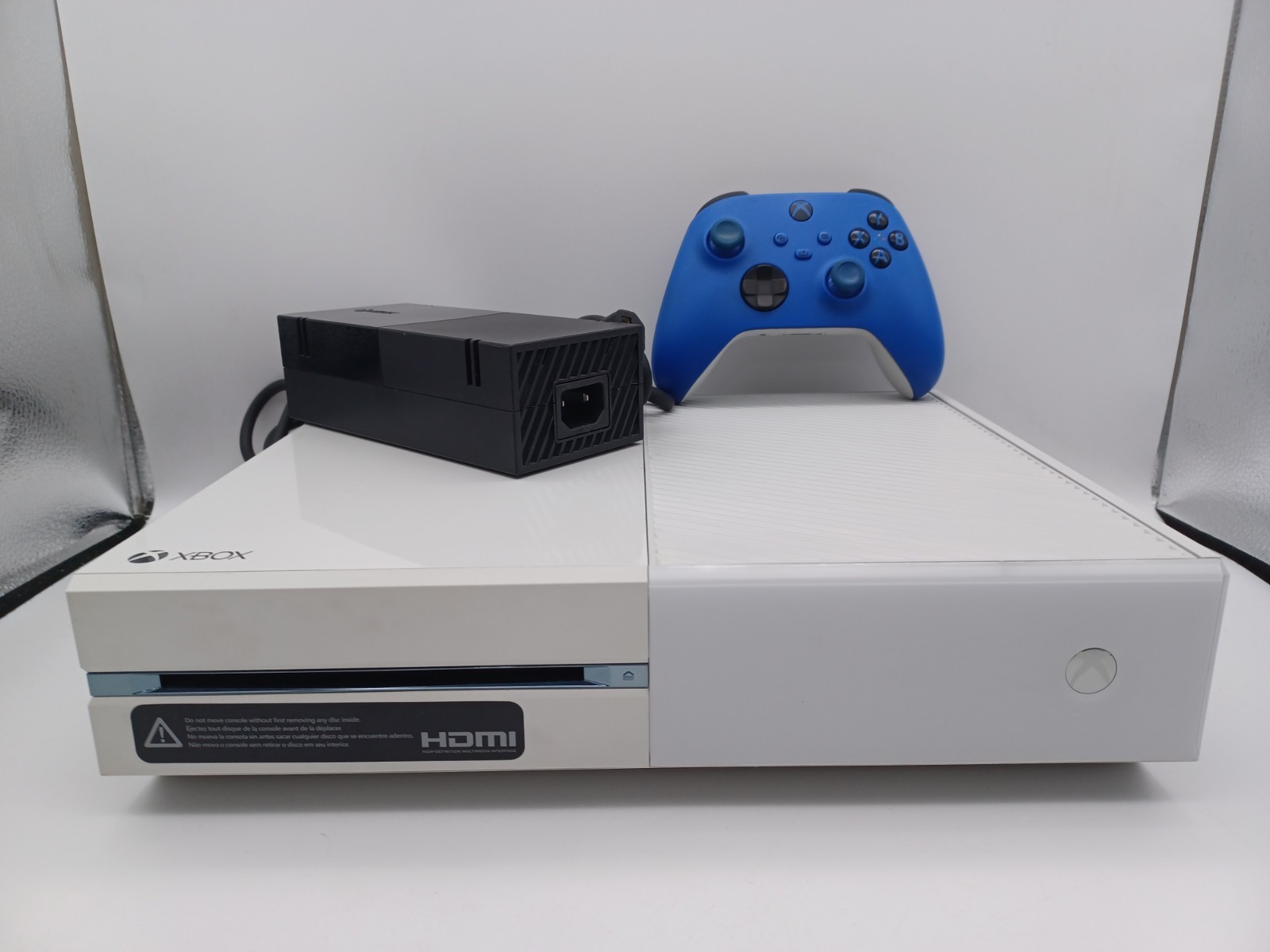 Xbox One Console 1540 White 500gb Bundle Controller Power Cord Tested Formatted