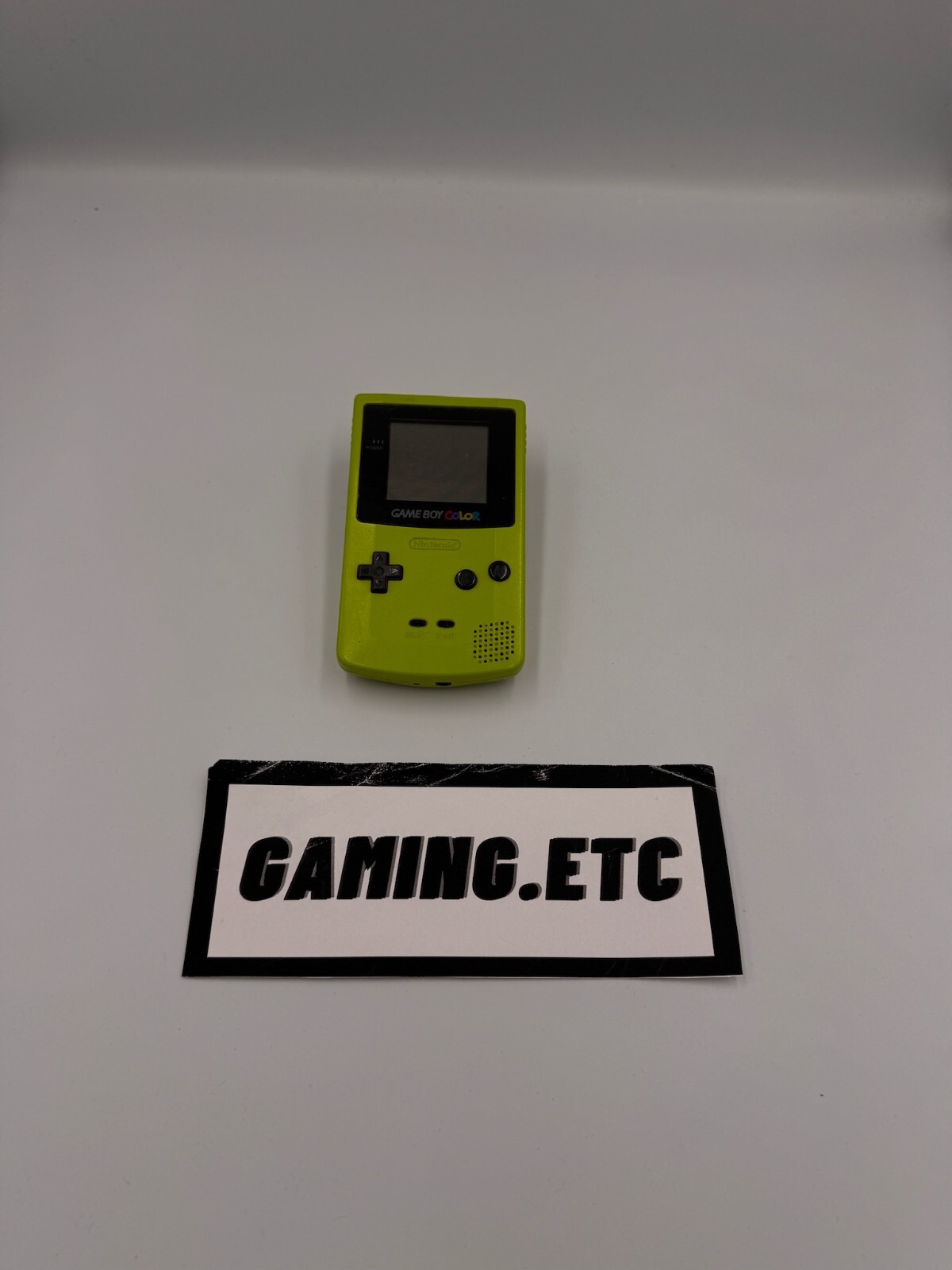 Nintendo GameBoy Gameboy Color Kiwi (Loose Battery Cover, No Sound)