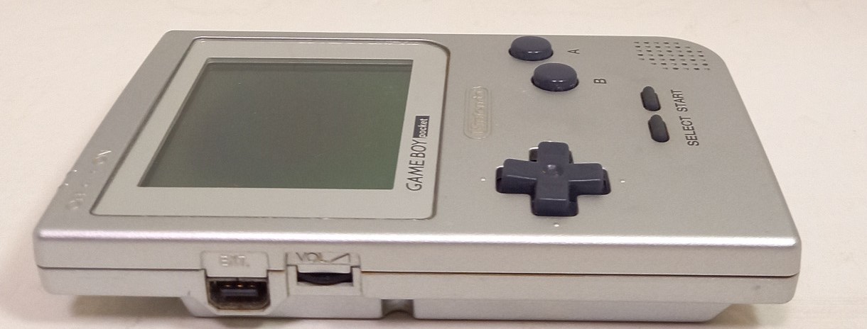 Nintendo Gameboy Pocket Game Console MGB-001 Silver Color W/BOx Instruction