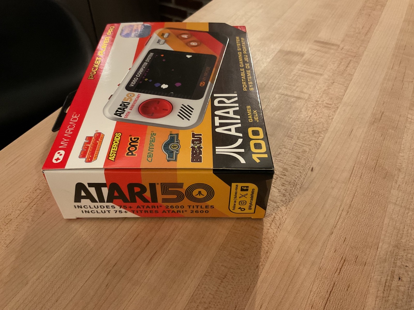 My Arcade ATARI Pocket Player Pro Handheld Game System; BRAND NEW