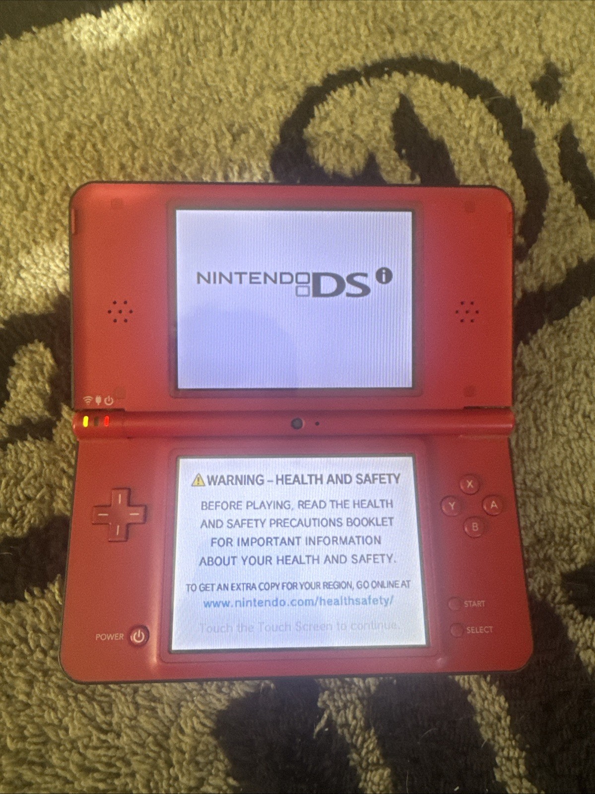 Nintendo DS XL Super Mario Edition 25th Anniversary Console with Charger