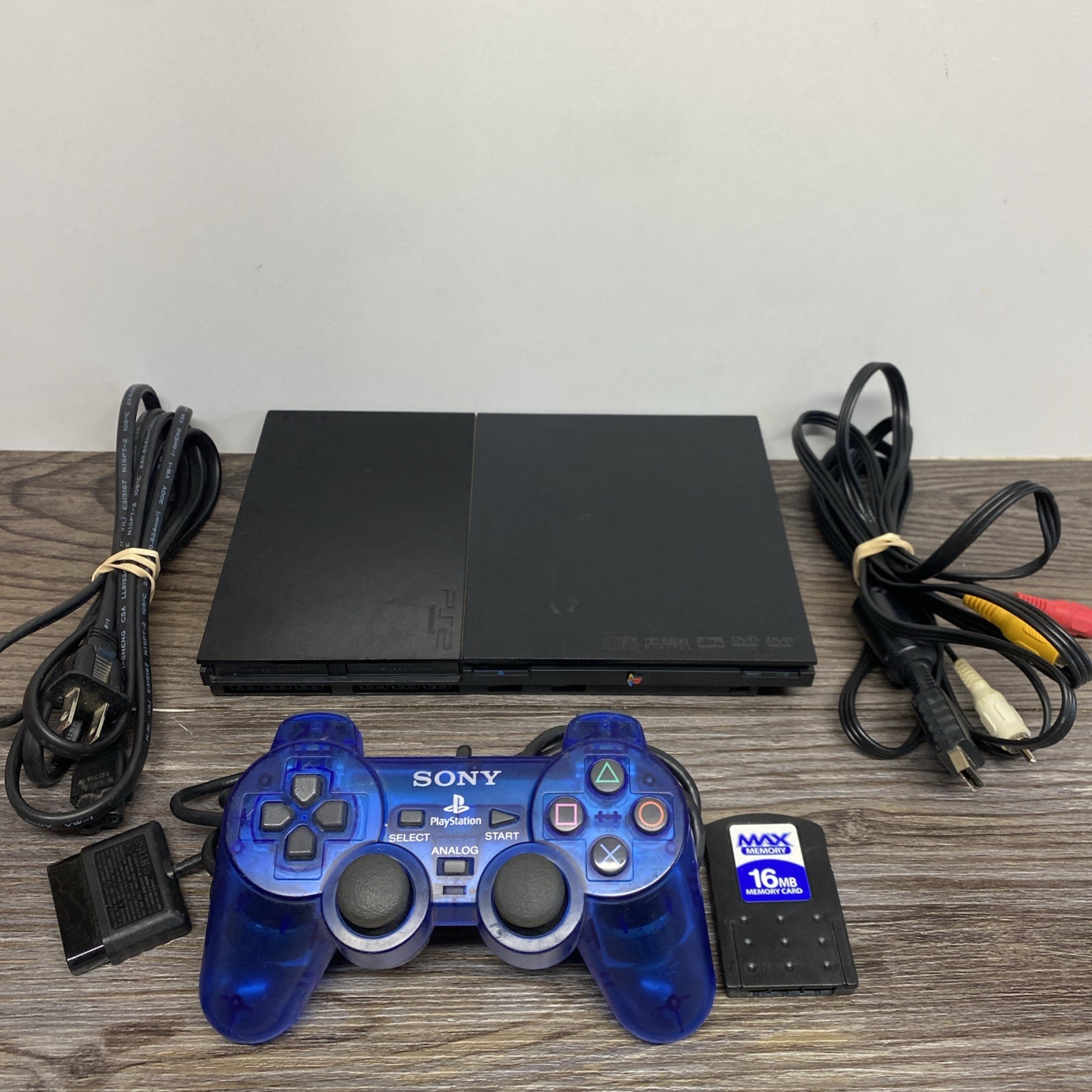 Sony PlayStation 2 PS2 Slim SCPH-90001 Console OEM W/ Controller Tested
