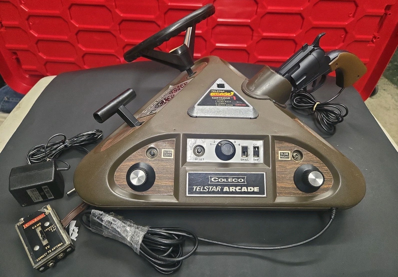 Coleco Telstar Arcade 1977 Pong Console Tested And Working!