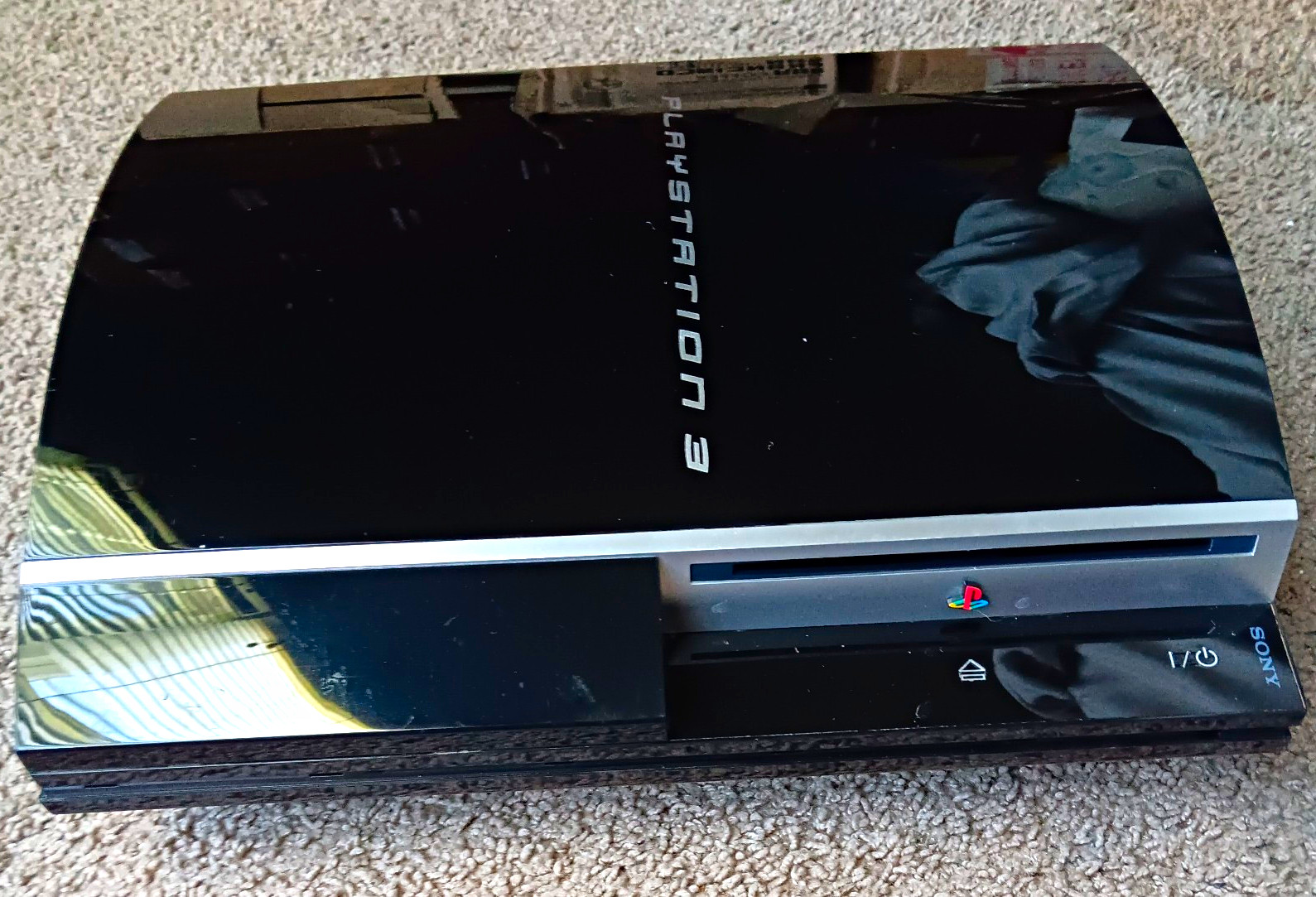 Ps 3 Black Console CECHK01 Replacement Shell/With Fan And heat sink cooling