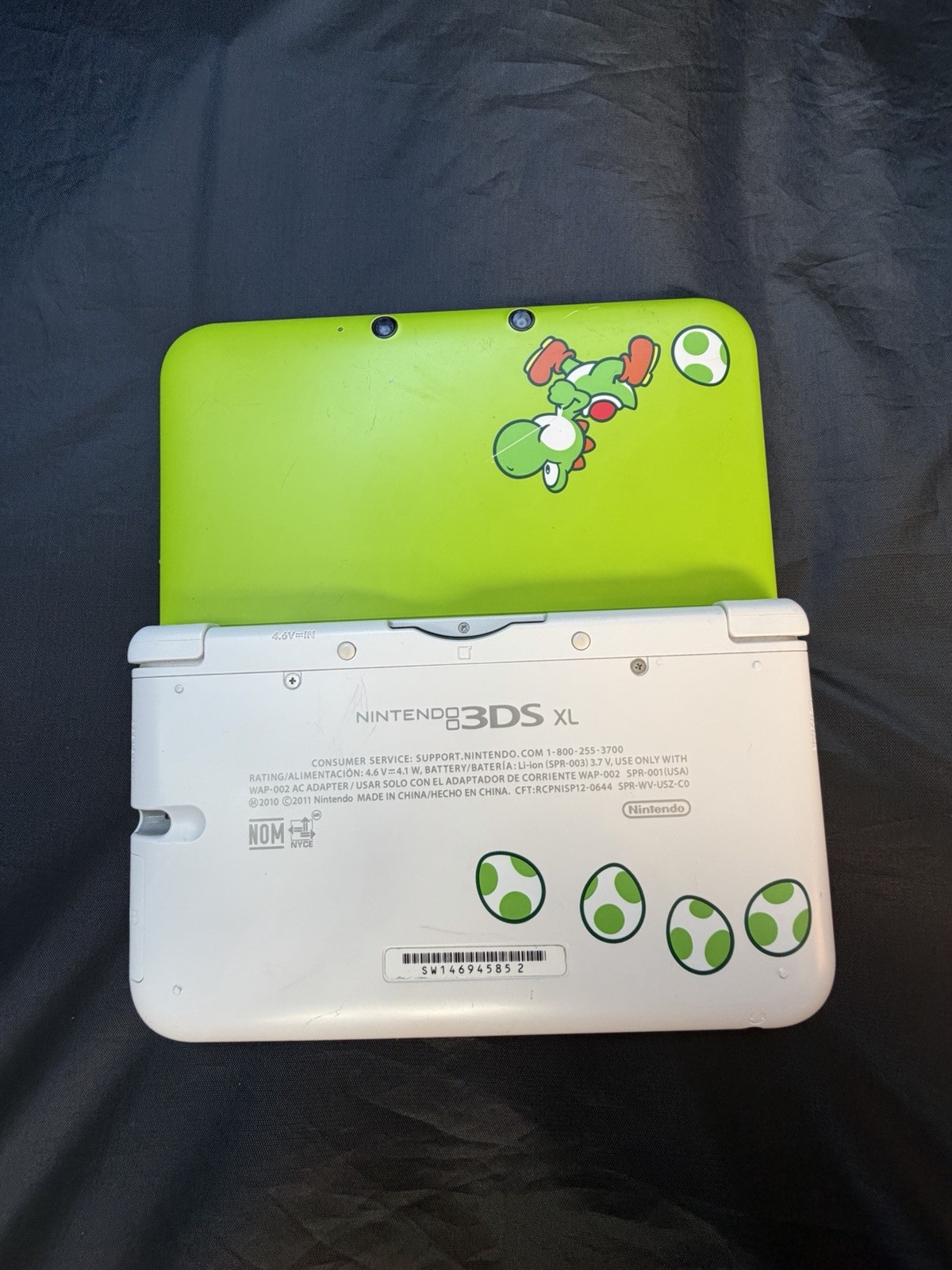 Nintendo 3DS XL – Lime Green Yoshi Special Edition Console TESTED