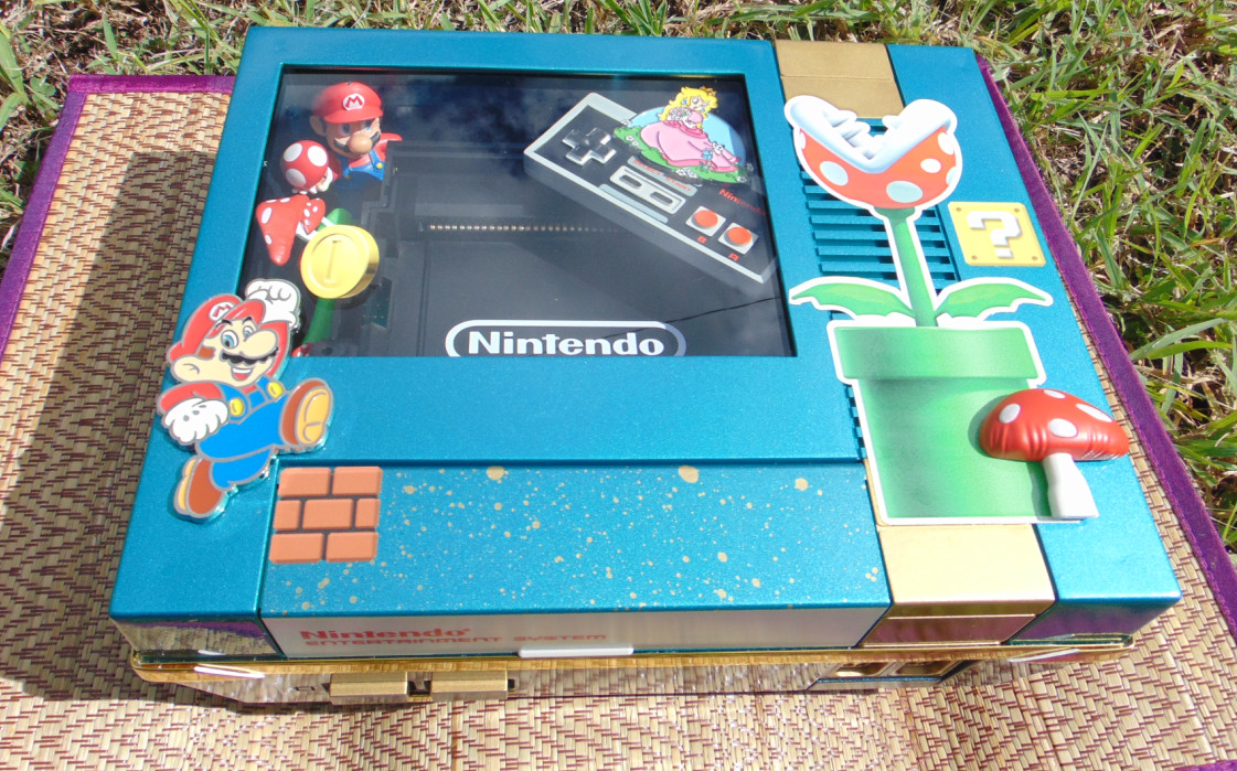 Nintendo NES Console CIB Tested Works 💙 MARIO EDITION NES CONSOLE 💙