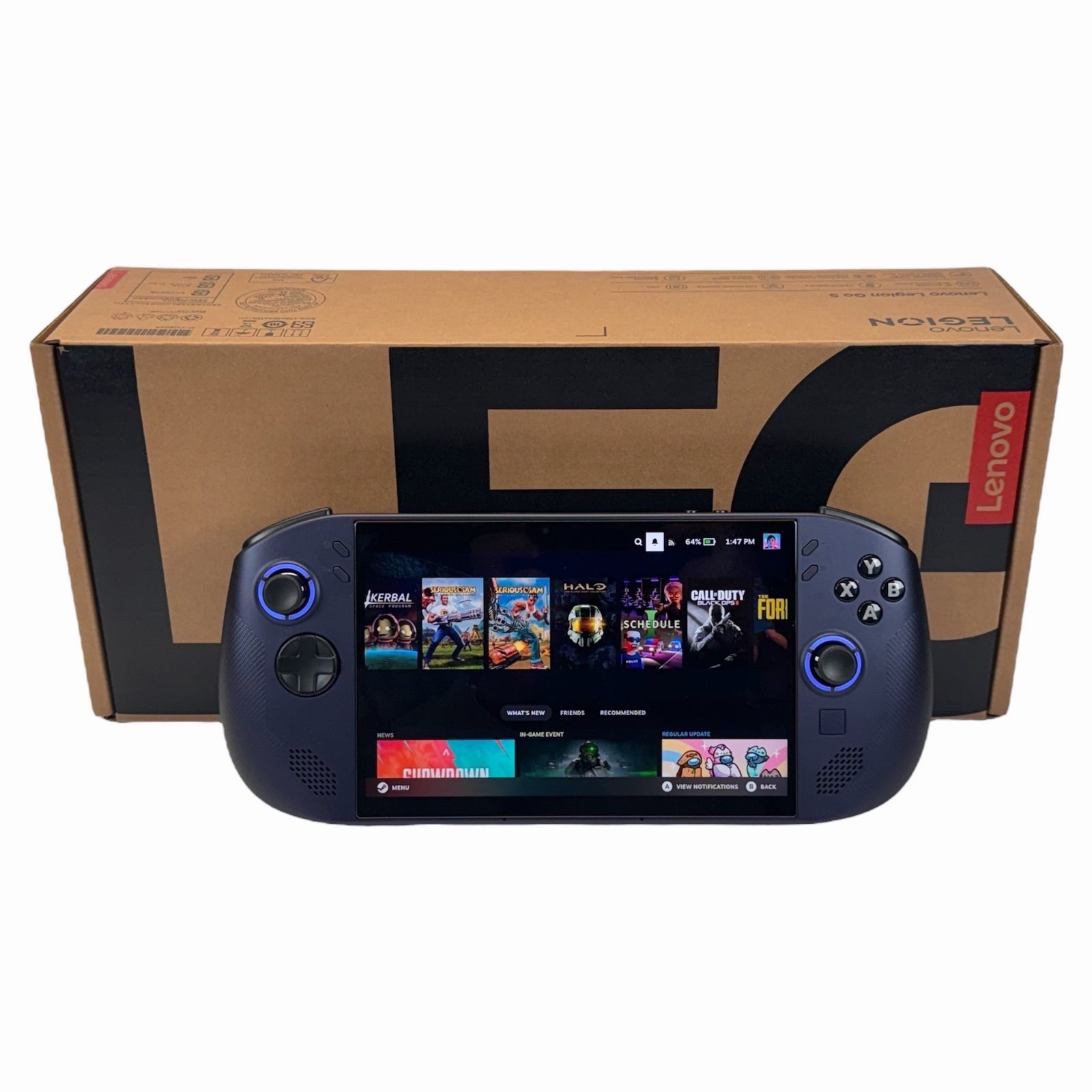 Lenovo Legion Go S 8ARP1 8″ AMD Ryzen Z2 Go 16GB 512GB SteamOS Handheld Console