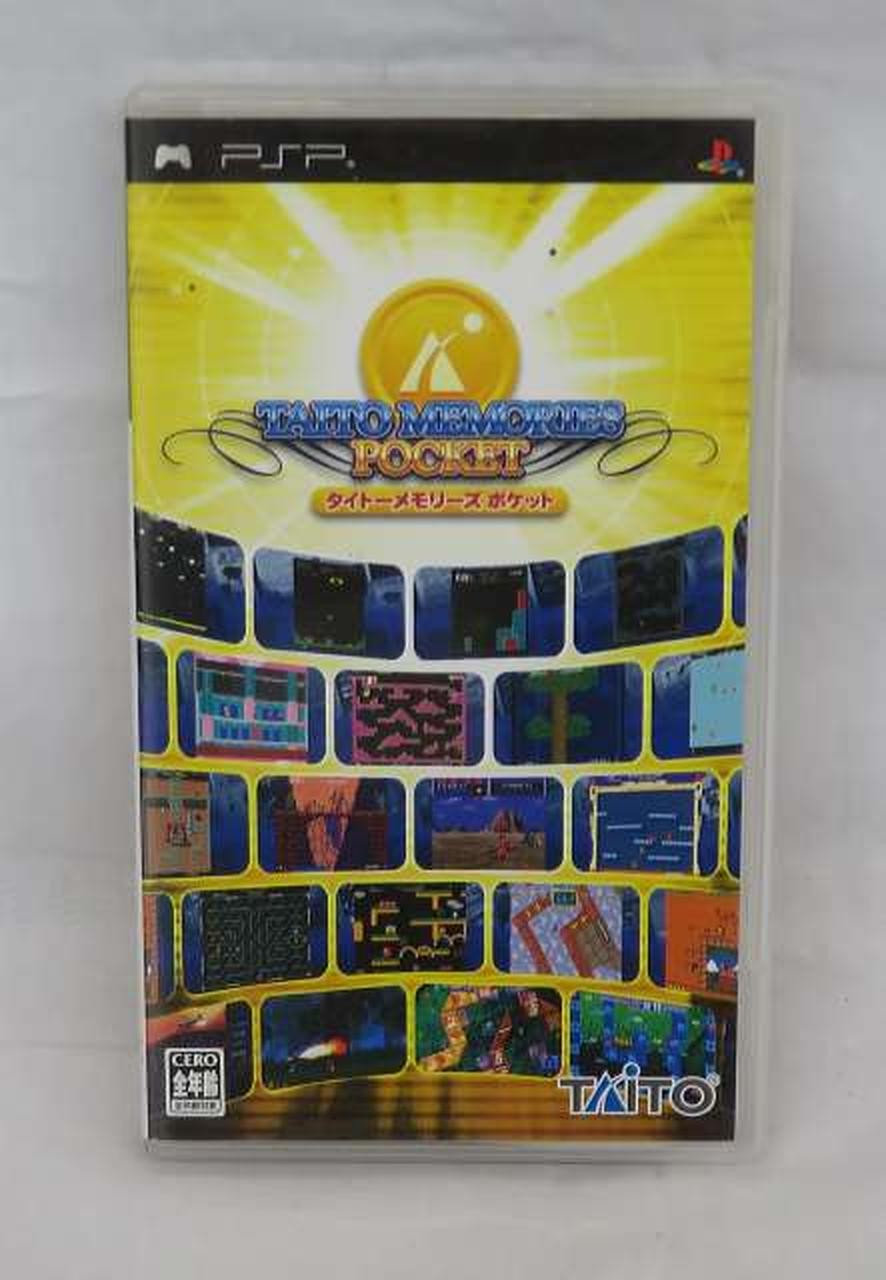 Taito Memories Pocket PSP Game Japan Used with Minor Scratches
