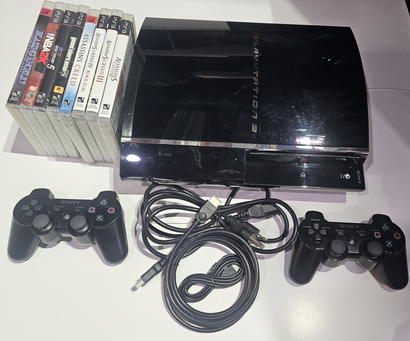 Sony PlayStation 3 PS3 Backwards Compatible E01 Console 1TB HDD Restored In/Out