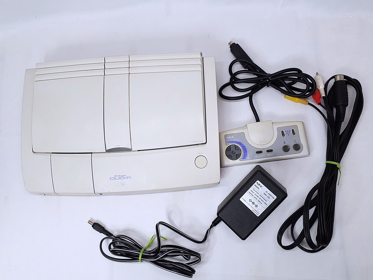 PC Engine Duo-R console controller set Super CD-Rom2 NTSC-J Japan Tested