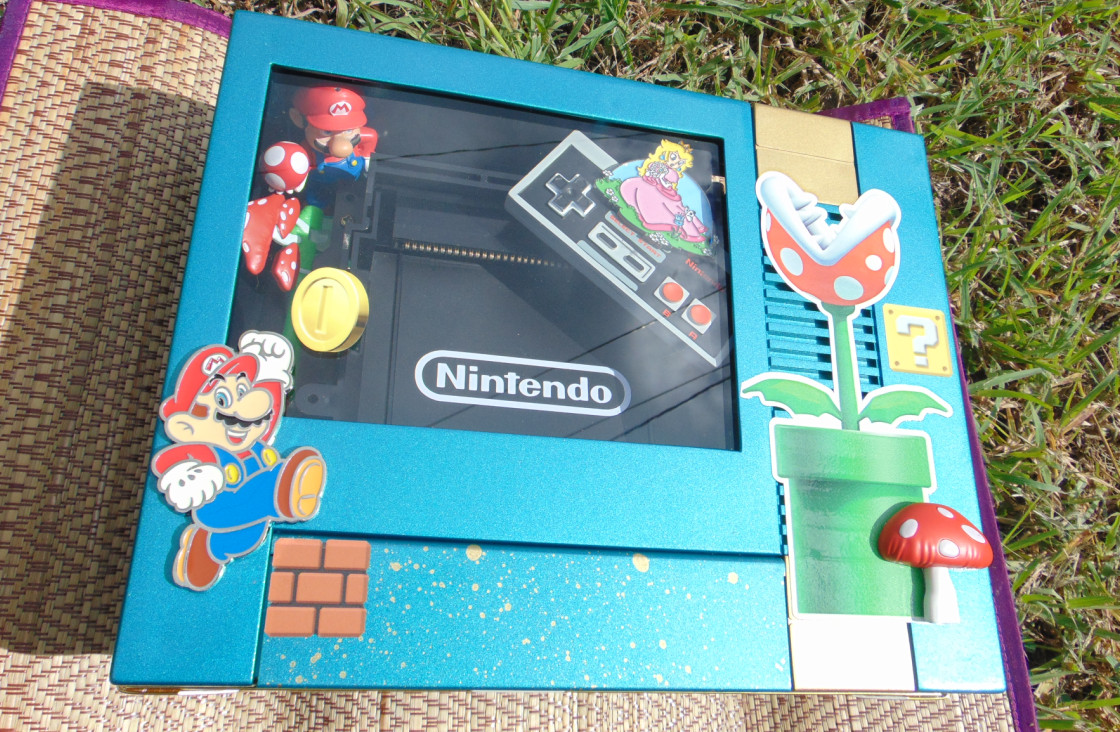 Nintendo NES Console CIB Tested Works 💙 MARIO EDITION NES CONSOLE 💙