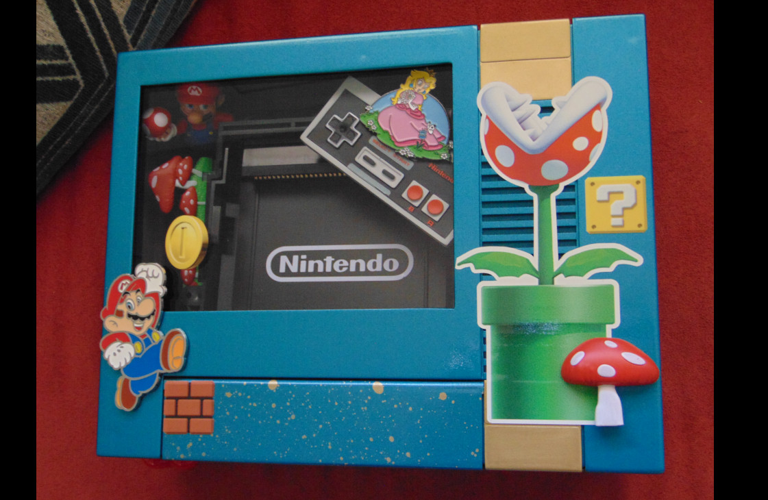 Nintendo NES Console CIB Tested Works 💙 MARIO EDITION NES CONSOLE 💙