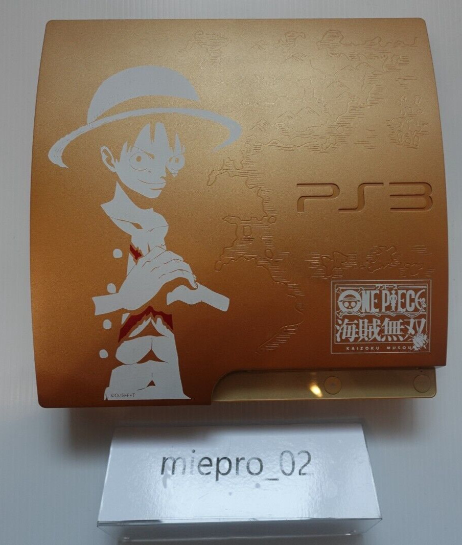 Sony PlayStation 3 PS3 One Piece GOLD 320GB Console Only LIMITED Edition