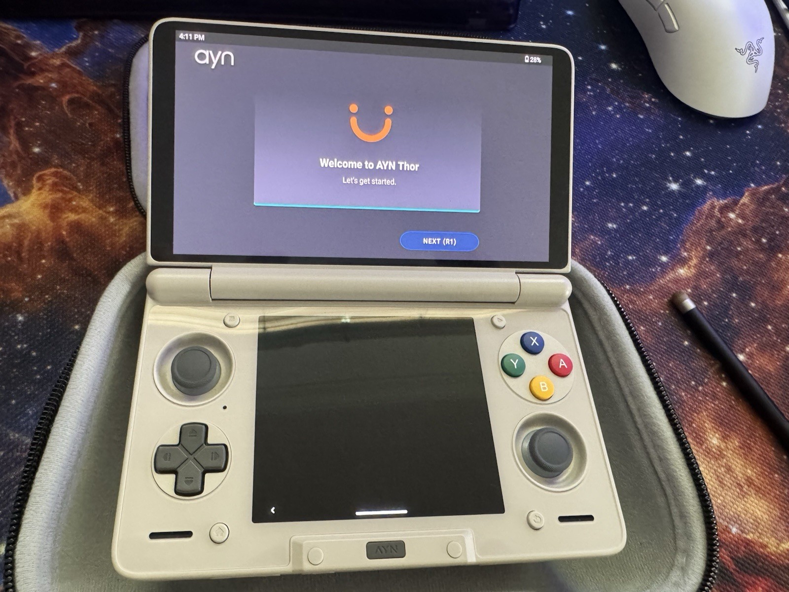 AYN Thor Rainbow Pro 12GB RAM/256gb Storage w/accessories and original box