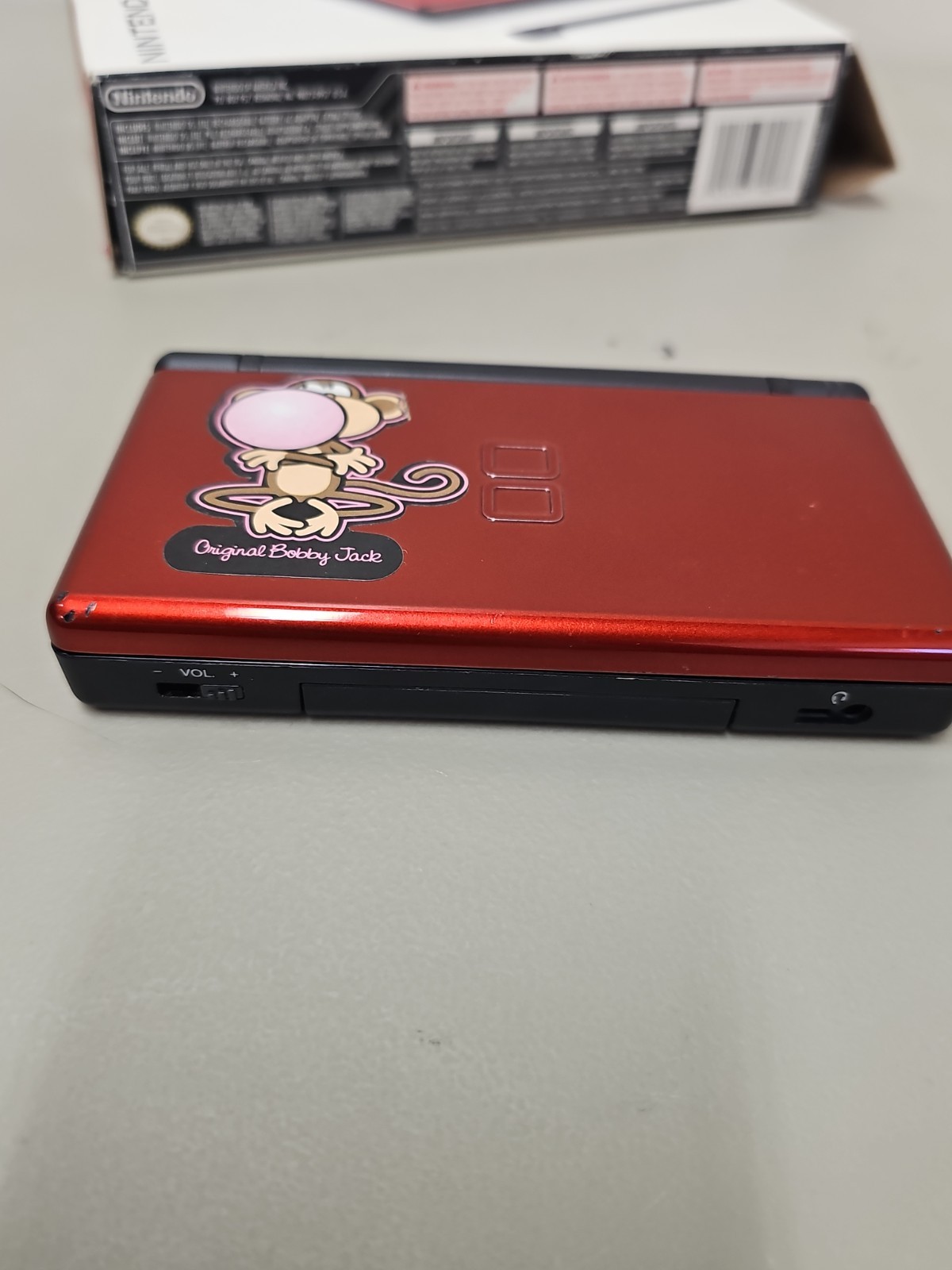 Nintendo DS Lite System Red/Black Console With Box Not Working
