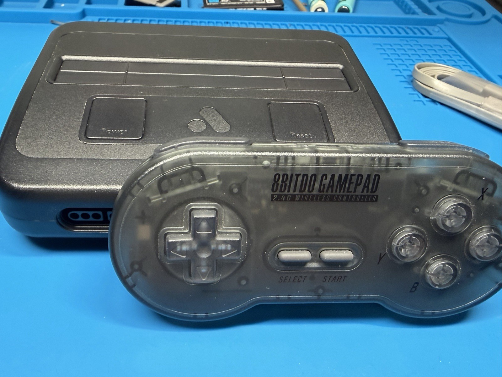 Analogue Super Nt Black Console W/ 8BitDo Wireless Controller for Nintendo SNES