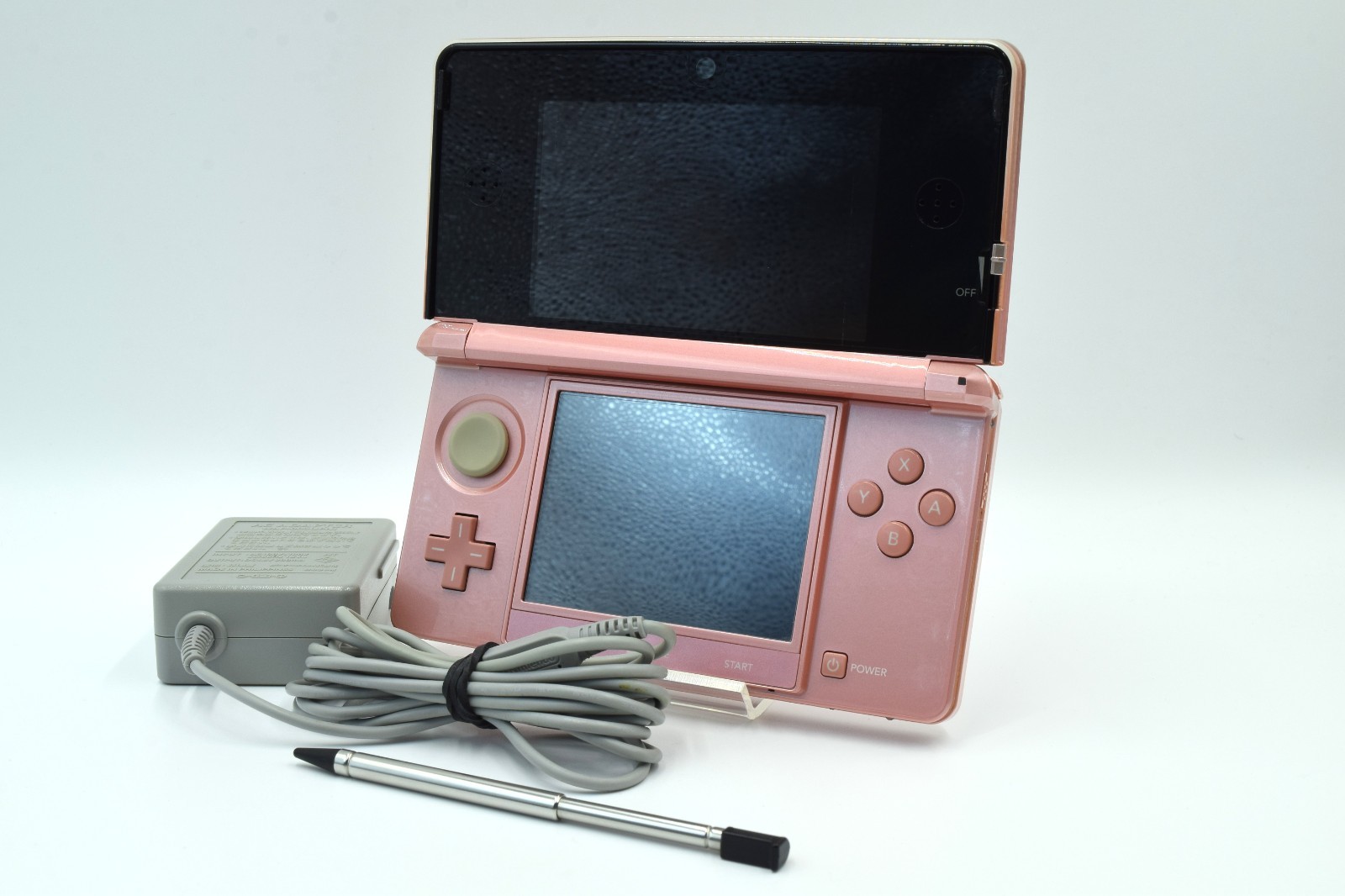Nintendo 3DS Misty Pink Handheld Console Tested Working Good Japan Version