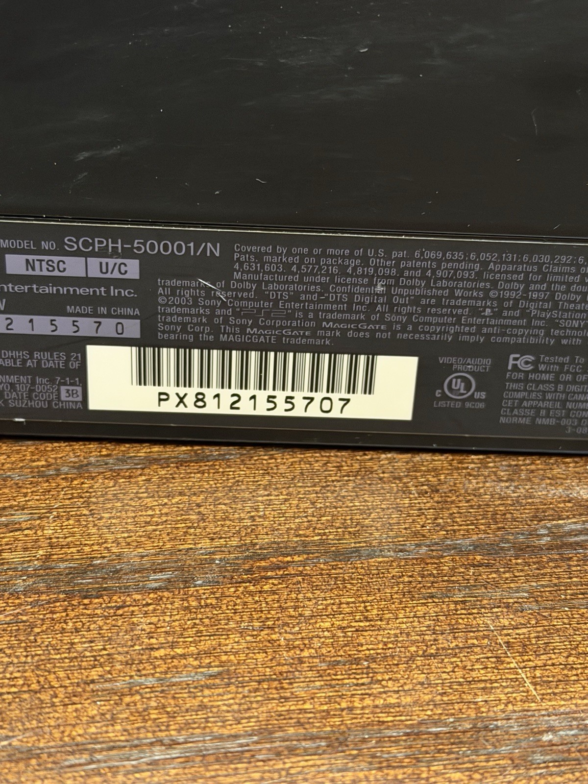 Sony PS2 Console SCPH-50001/N, HDD Network Adapter And Dual Shock Controller