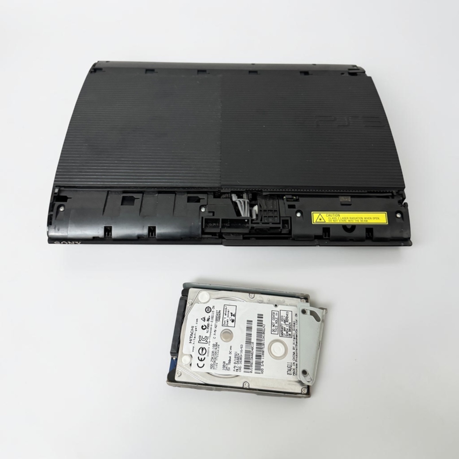 Sony PS3 Super Slim 160GB Parts Only Black Console CECH-4201A Not Working