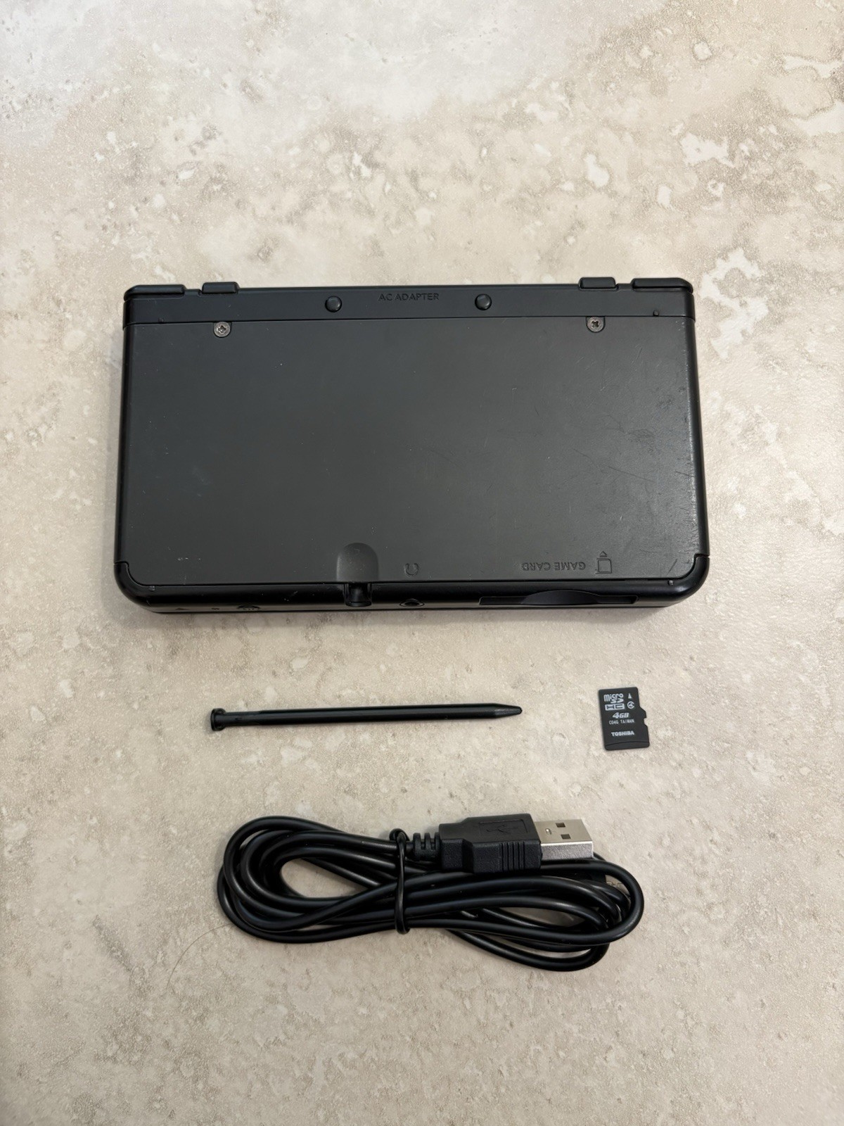 Nintendo New 3DS Black Edition Handheld System Console With Charger USA Seller