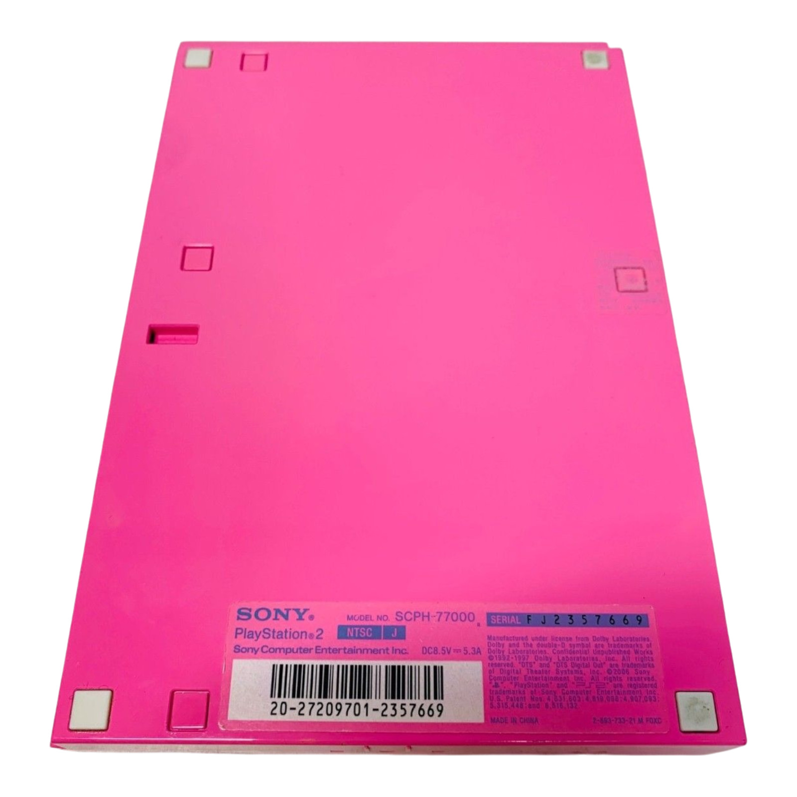 Sony Playstation 2 PS2 Slim Console Pink SCPH-77000 PK Limited Japan tested Used