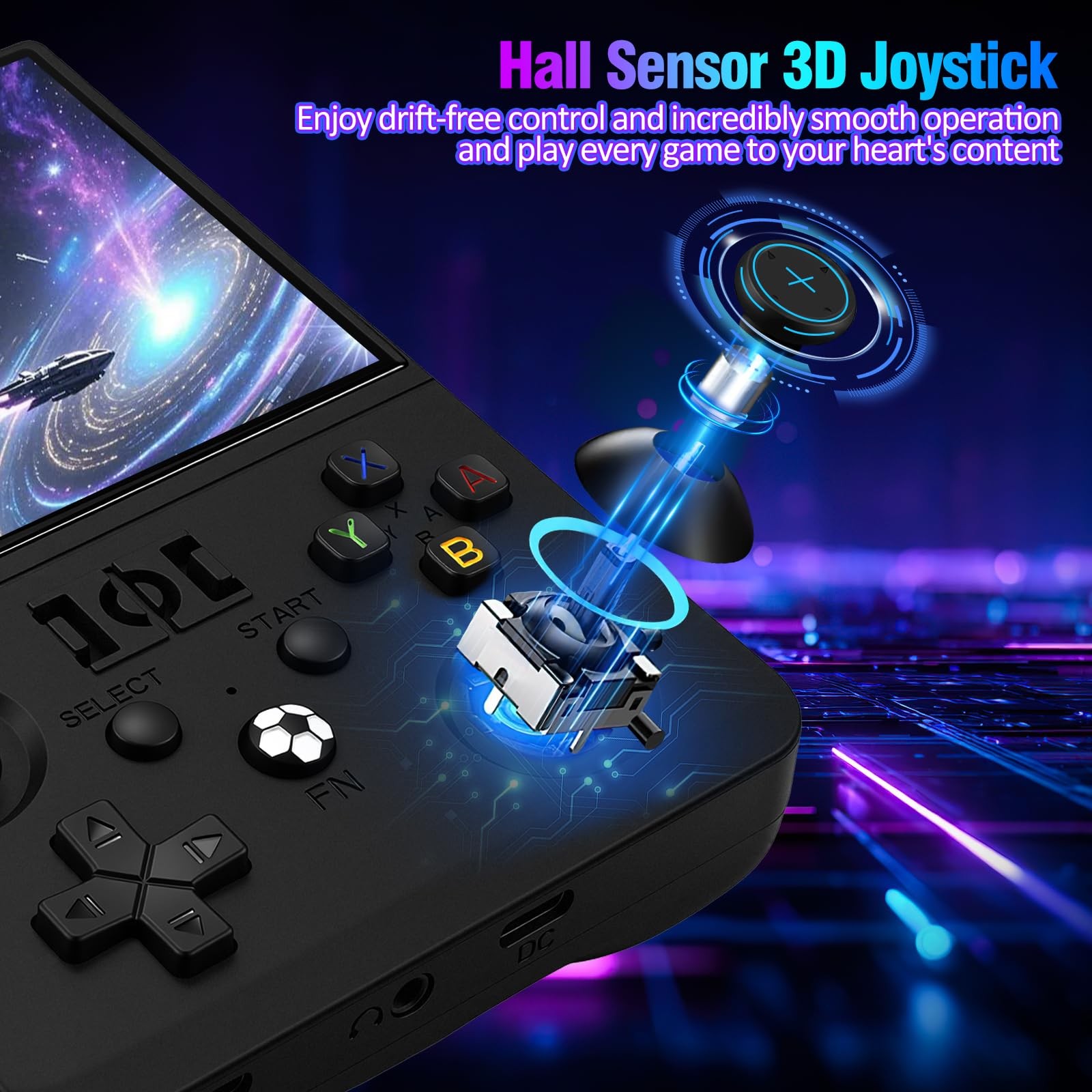 R36MAX Ⅱ Retro Handheld Game Console, 4.5″ IPS HD Screen 1024*768 Retro Gamin…
