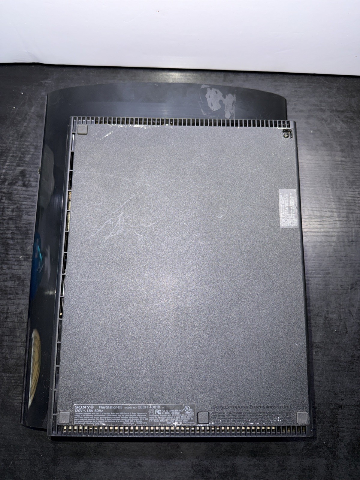 •Cosmetically Flawed/Read First•Sony PlayStation 3 PS3 Super Slim Black 250GB