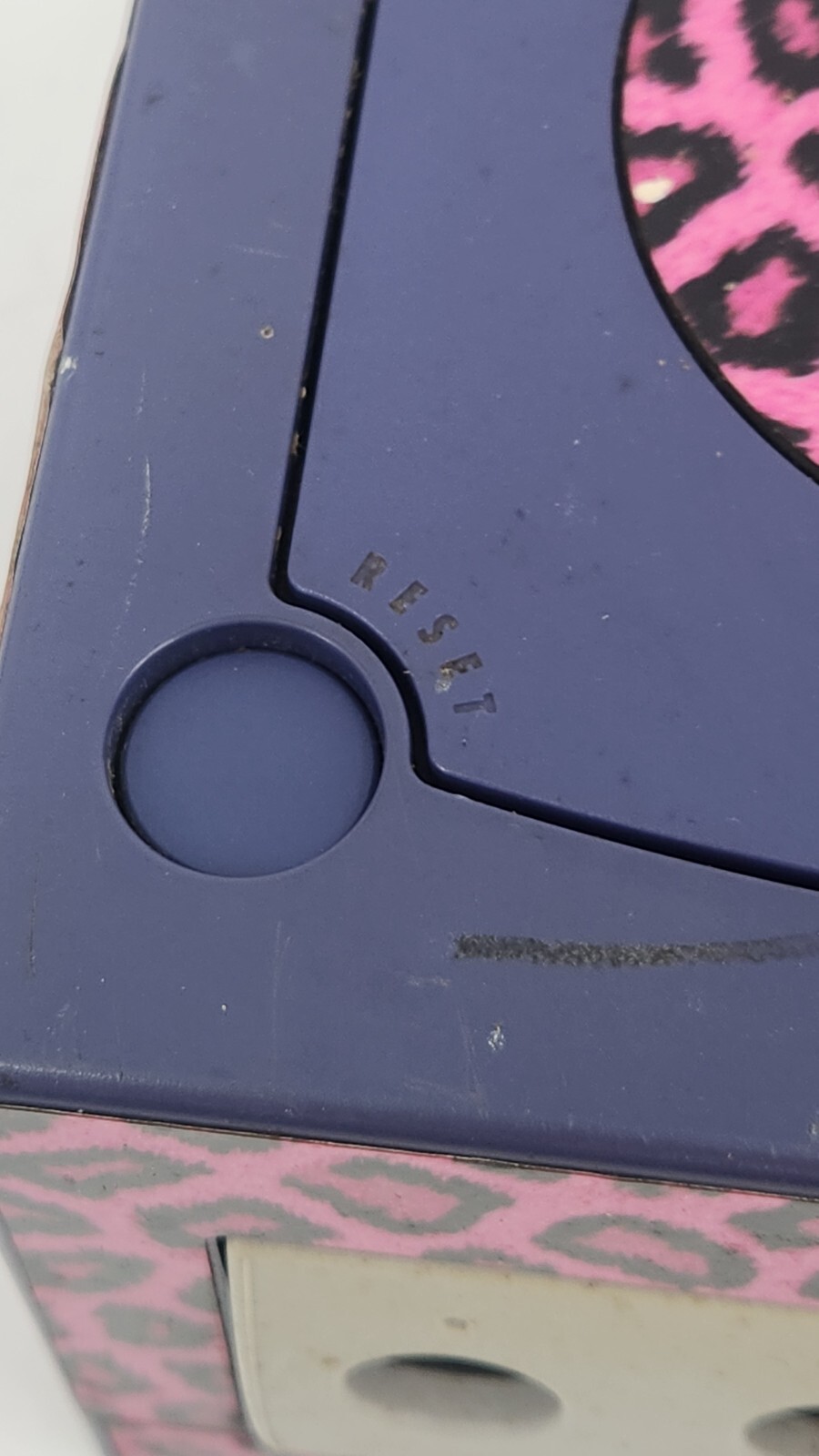 Nintendo GameCube Console DOL-001 Custom Pink Leopard Print