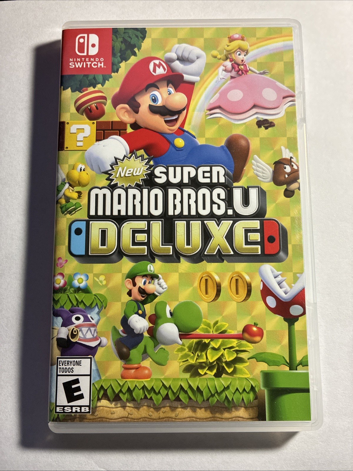 Nintendo Switch New Super Mario Bros U Deluxe Video Game Case Only