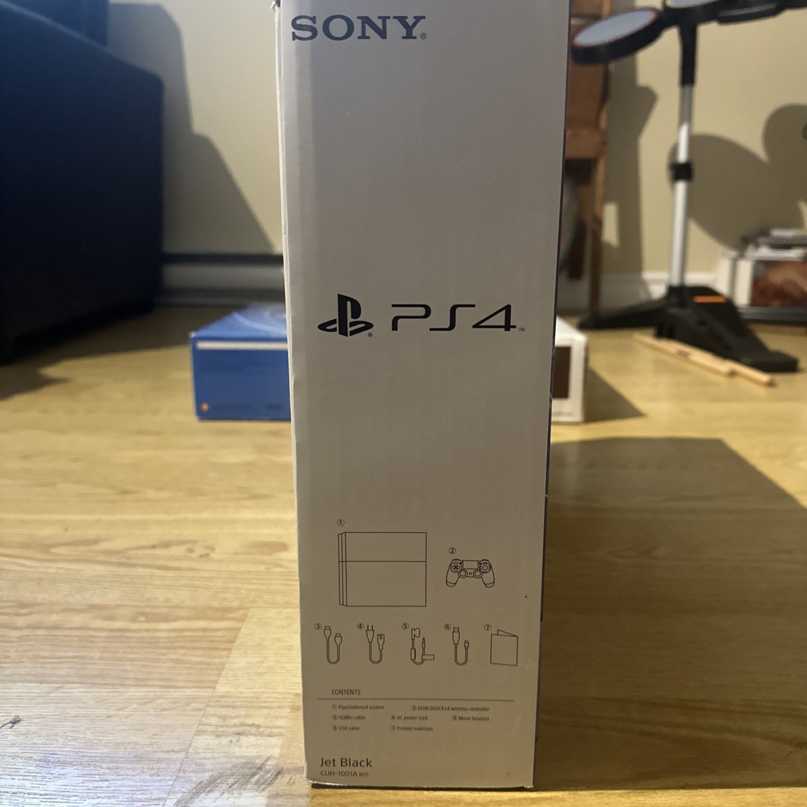 Sony PS4 BOX ONLY for 500GB Jet Black Model CUH-1001A