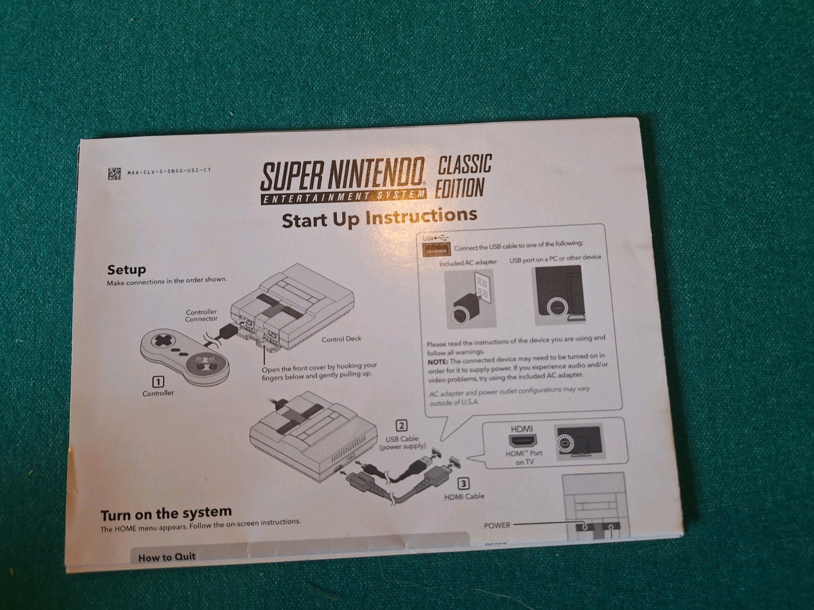 Authentic SNES Super Nintendo Classic Mini Super Entertainment System 21 Games