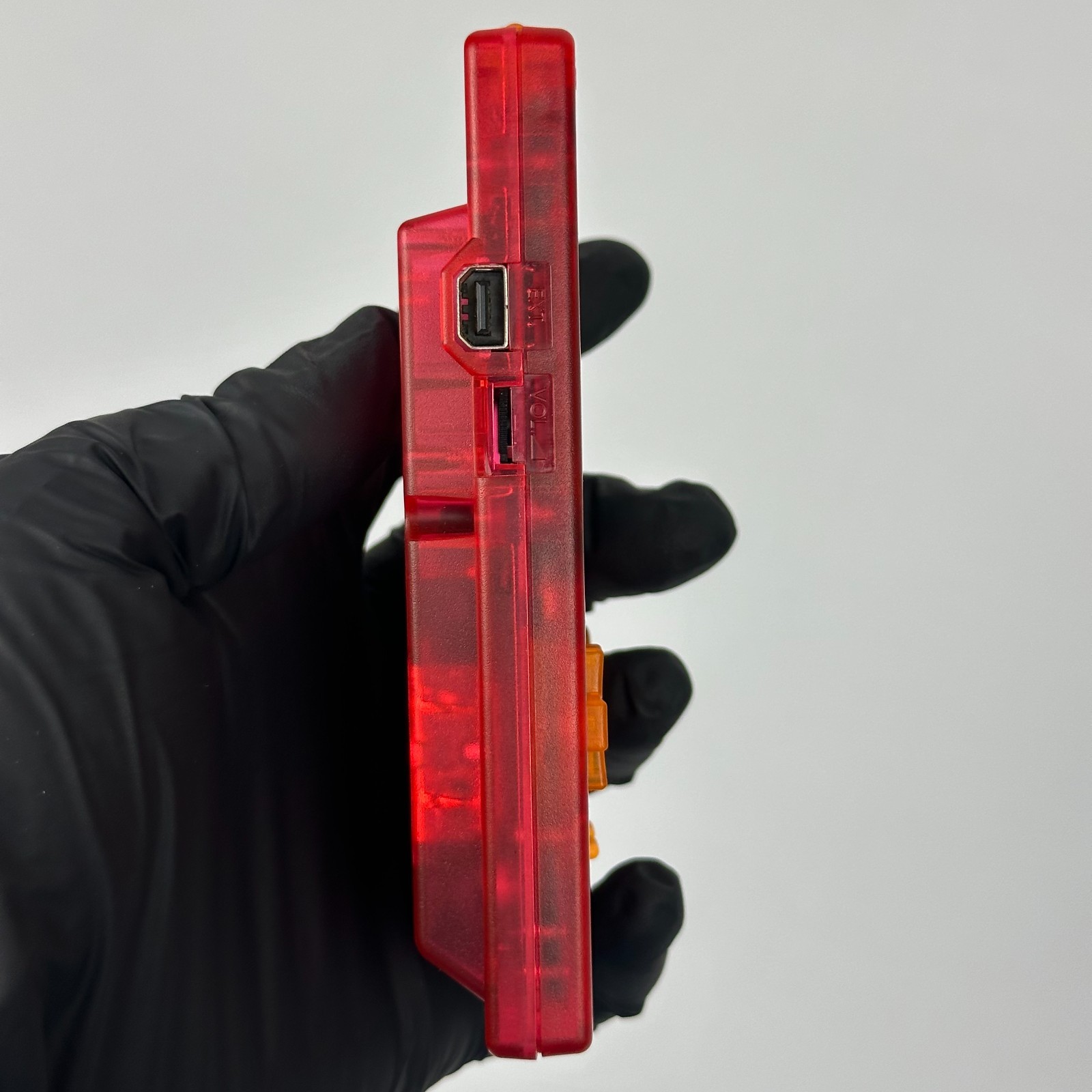 Nintendo Gameboy Pocket Handheld Console + Case – Clear Red