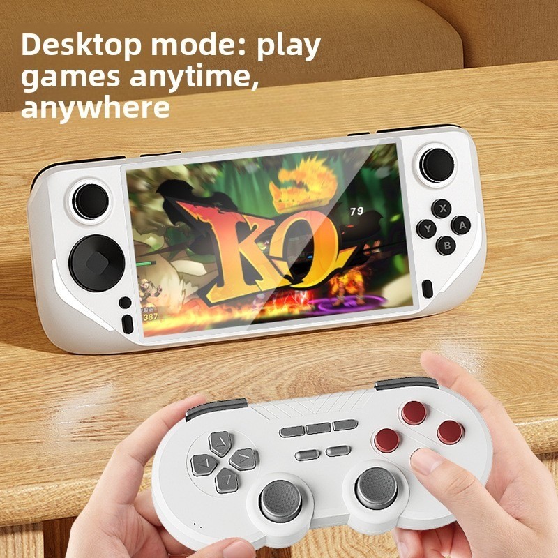 E6 Retro Handheld Game Console,supports connection to game controllers-White