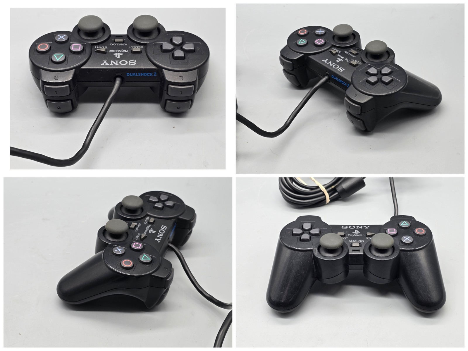 PS2 Slim Silver SCPH-79001 Console Controller Cords Games Tested & Working READ