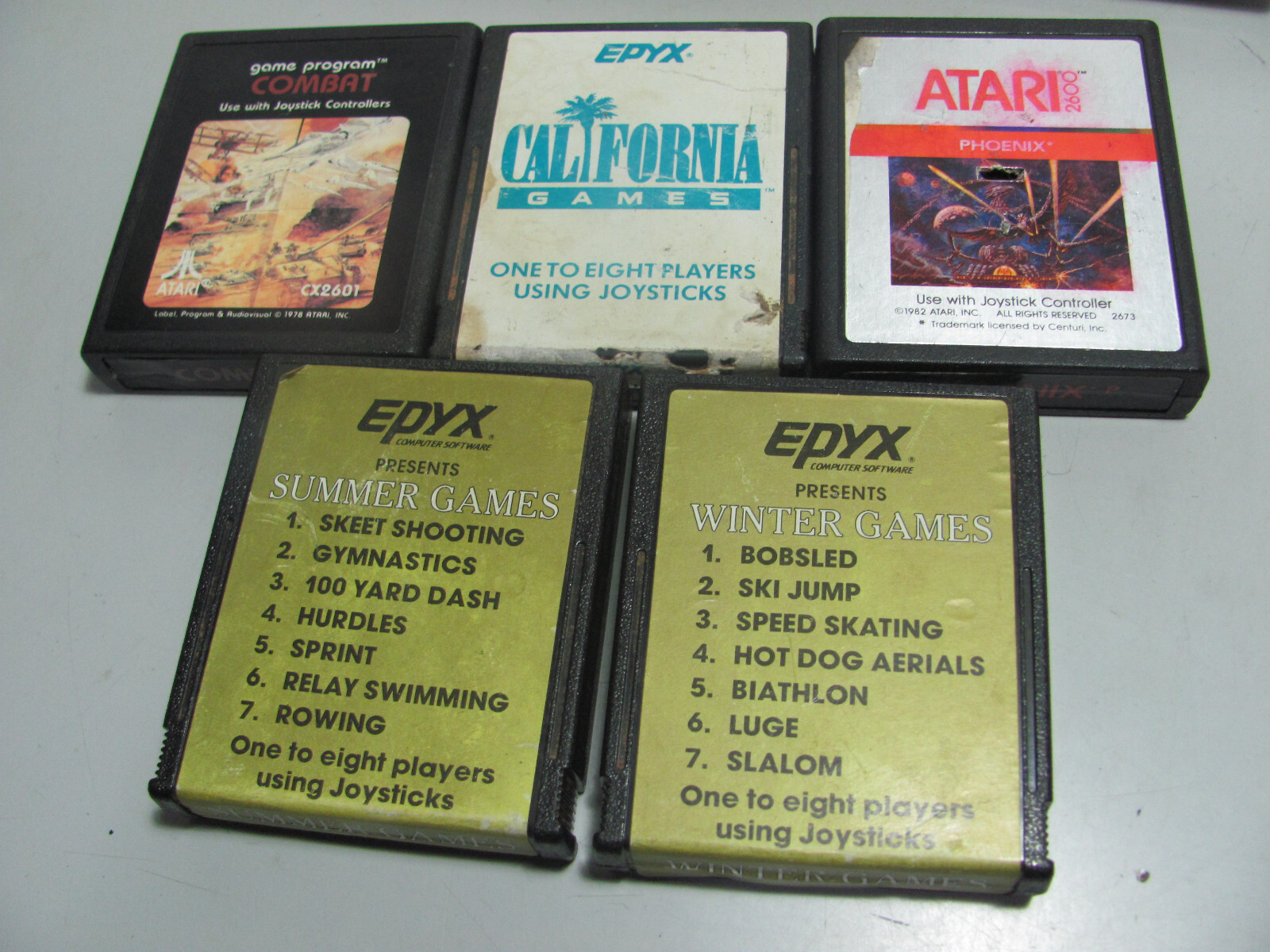 Atari 2600 JR Console 5 Games All Fully Tested & Working With Original Box