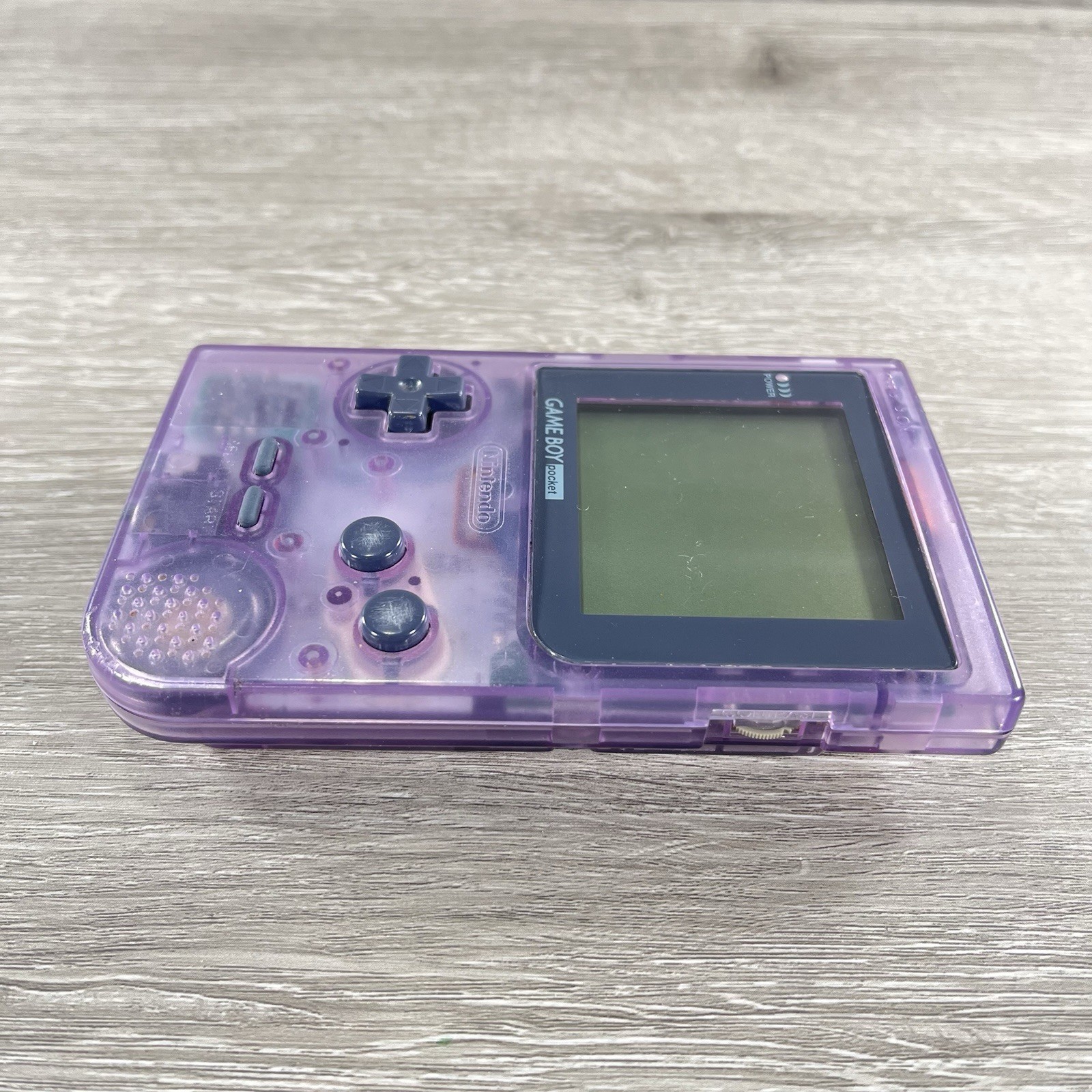 Nintendo Gameboy Pocket Atomic Purple MGB-001 Tested Working
